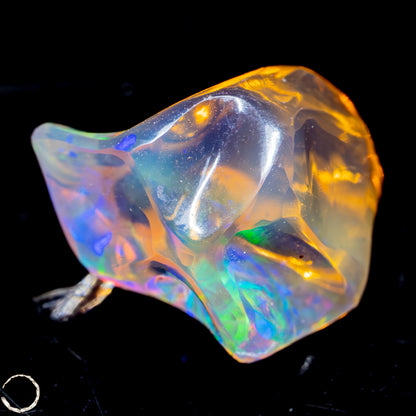 Seltener AAA+ Mexikanischer Feuer-Opal,0,892g/4,46ct