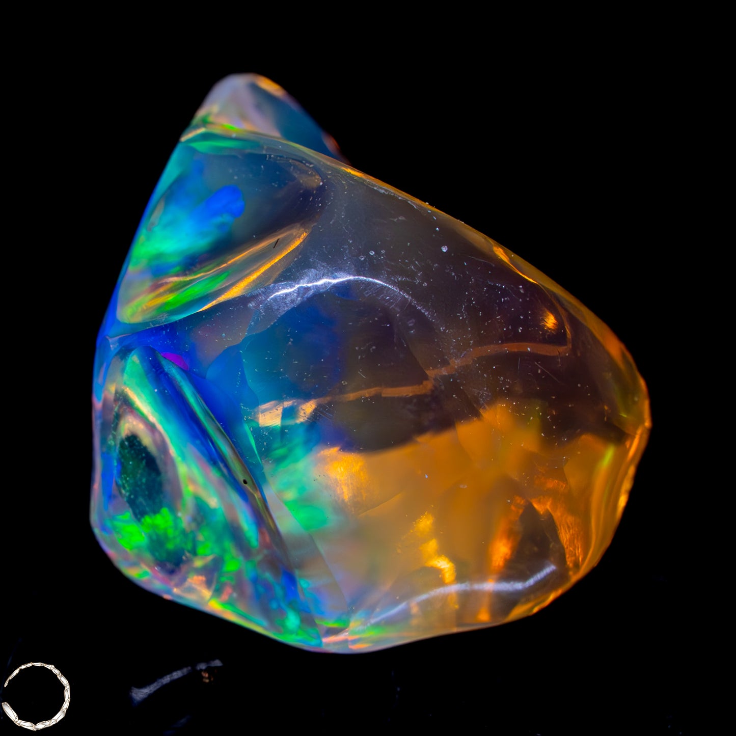 Seltener AAA+ Mexikanischer Feuer-Opal,0,892g/4,46ct