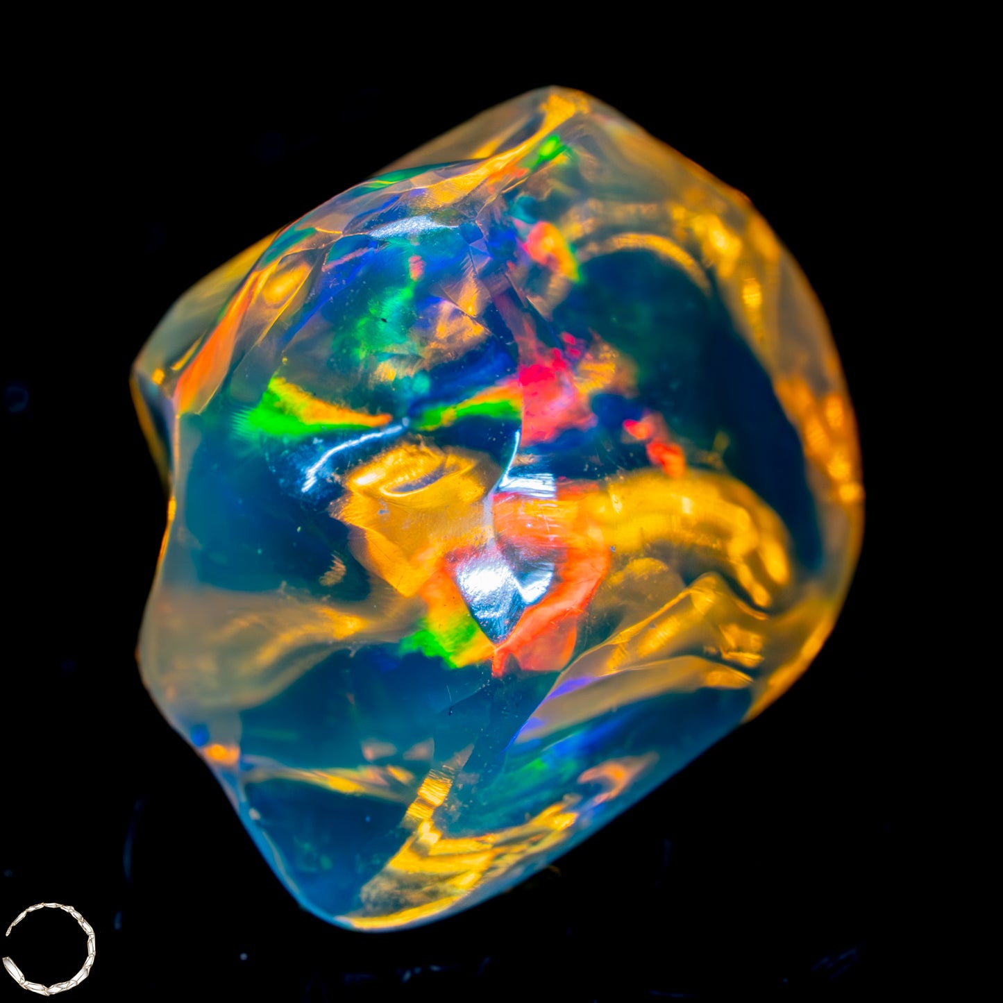 Seltener AAA+ Mexikanischer Feuer-Opal,0,892g/4,46ct