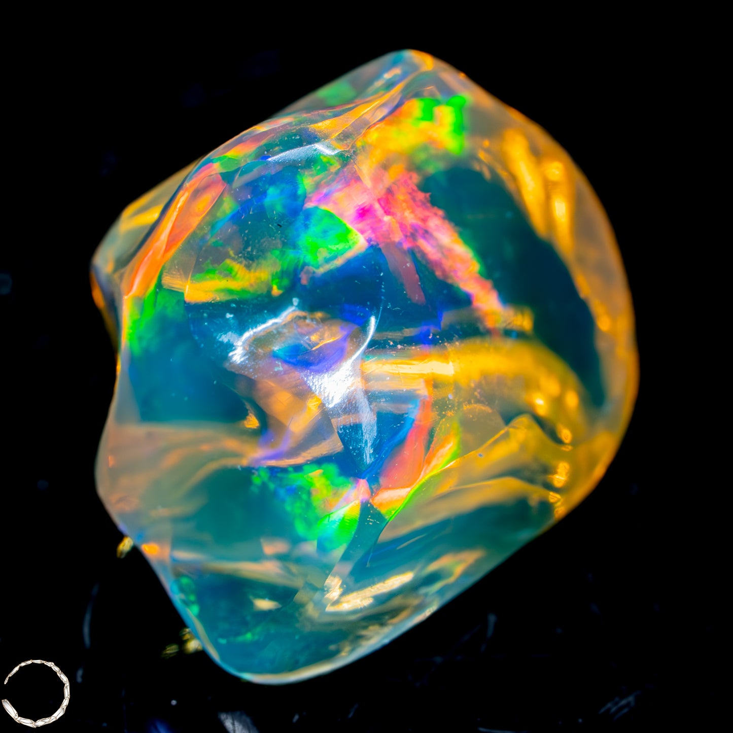 Seltener AAA+ Mexikanischer Feuer-Opal,0,892g/4,46ct