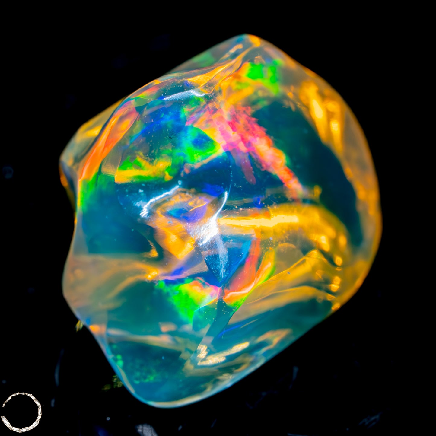 Seltener AAA+ Mexikanischer Feuer-Opal,0,892g/4,46ct