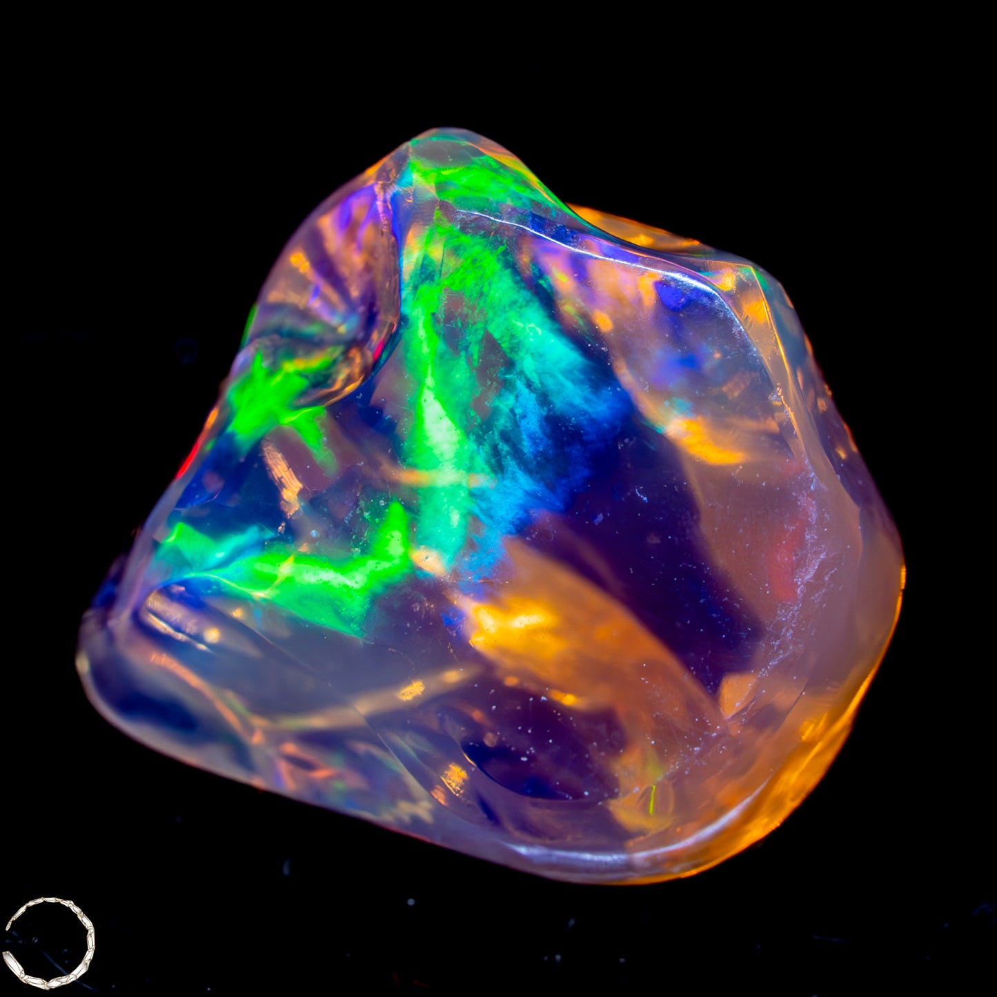 Seltener AAA+ Mexikanischer Feuer-Opal,0,892g/4,46ct