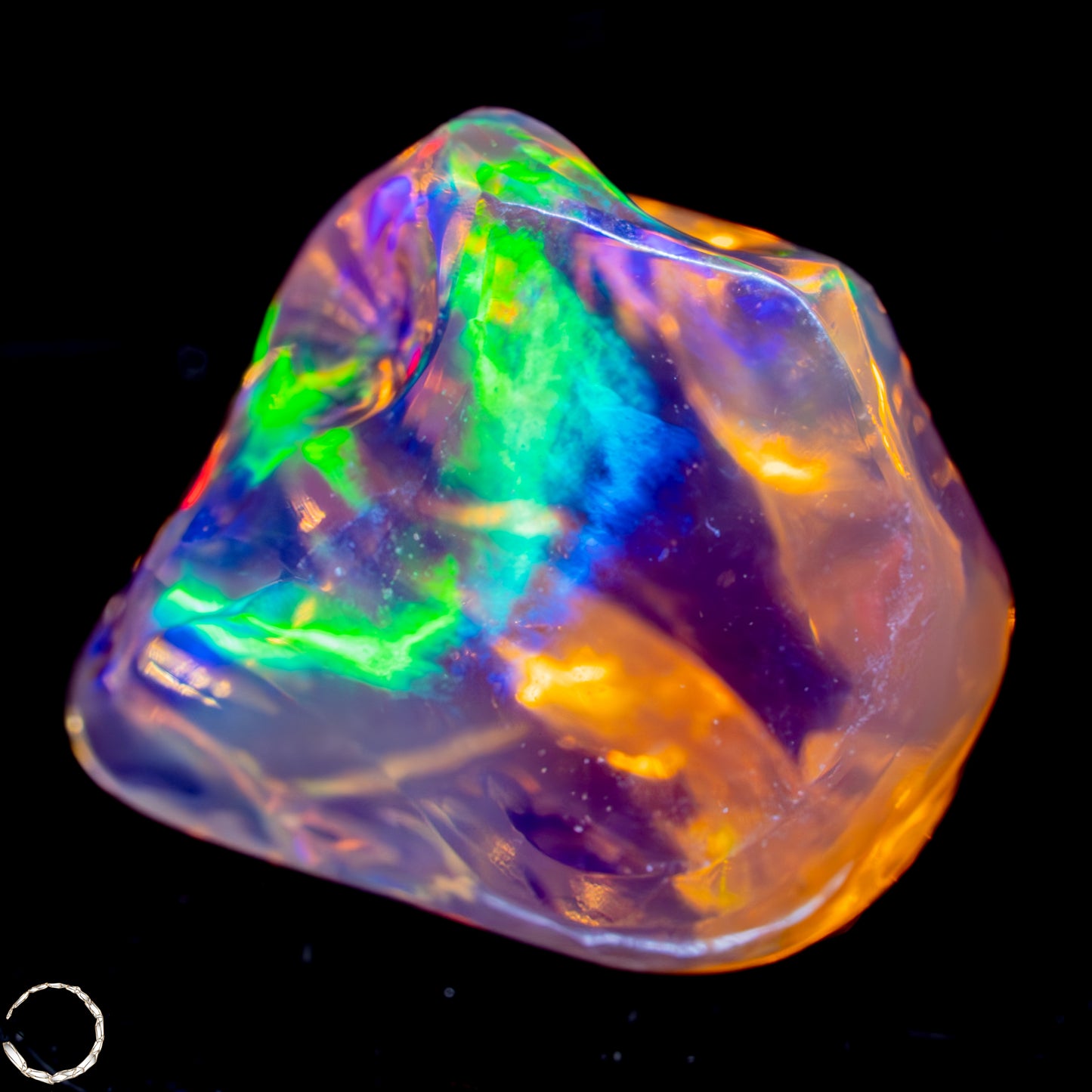 Seltener AAA+ Mexikanischer Feuer-Opal,0,892g/4,46ct