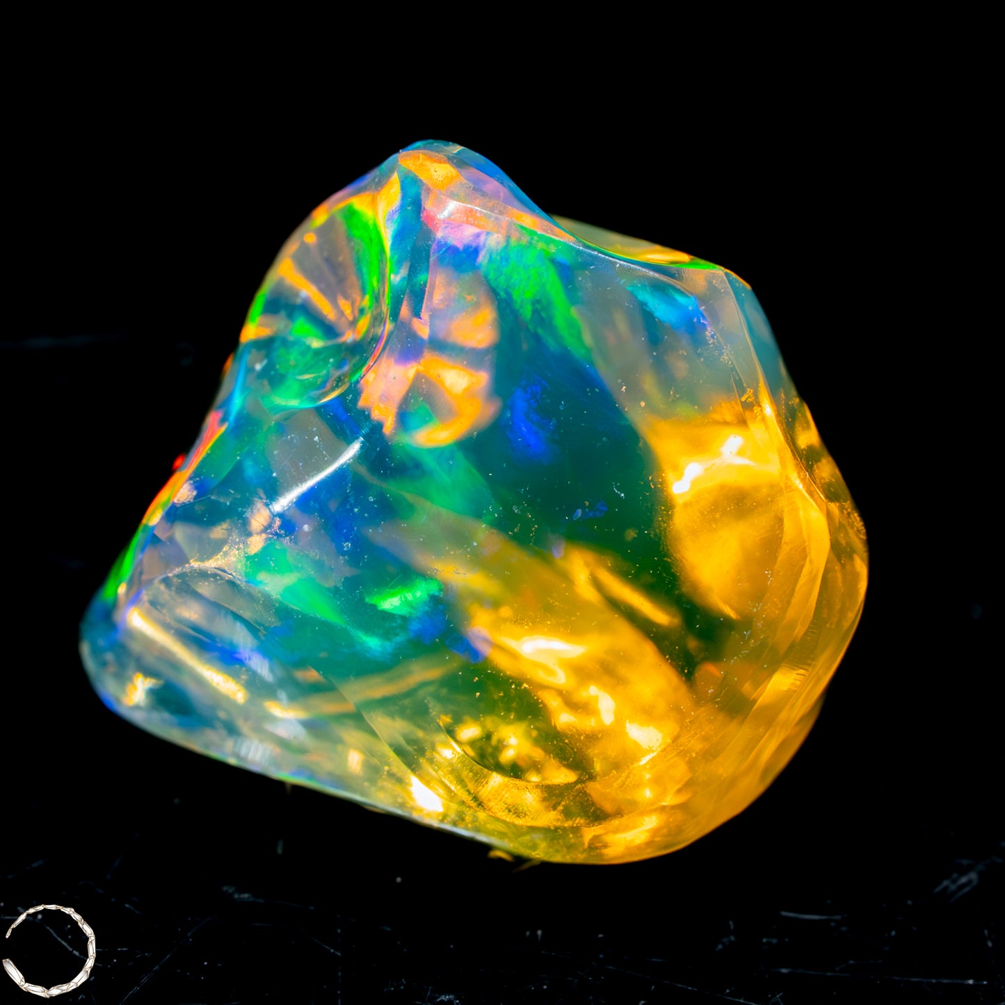 Seltener AAA+ Mexikanischer Feuer-Opal,0,892g/4,46ct