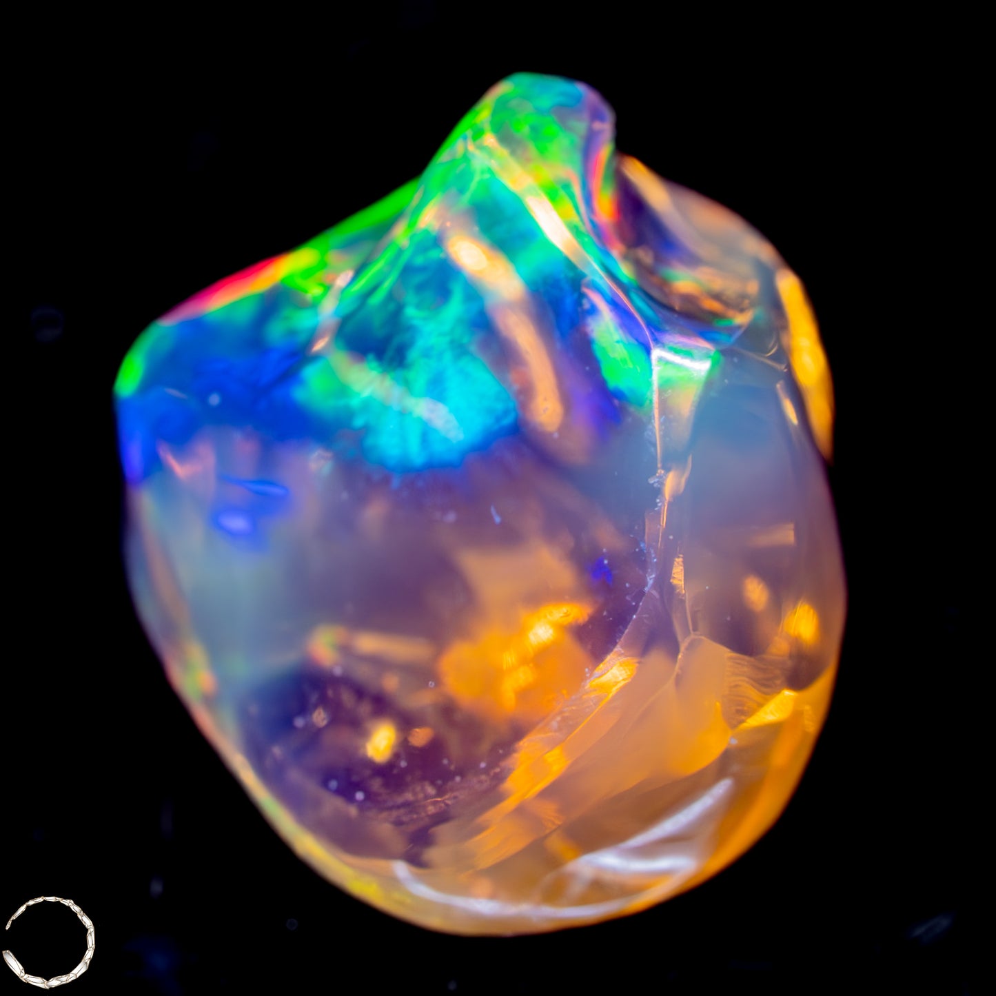 Seltener AAA+ Mexikanischer Feuer-Opal,0,892g/4,46ct