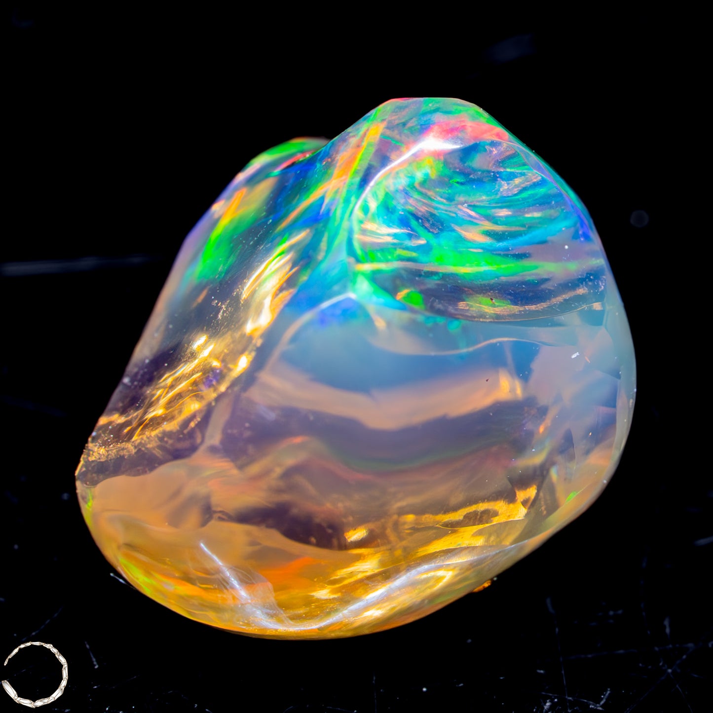 Seltener AAA+ Mexikanischer Feuer-Opal,0,892g/4,46ct