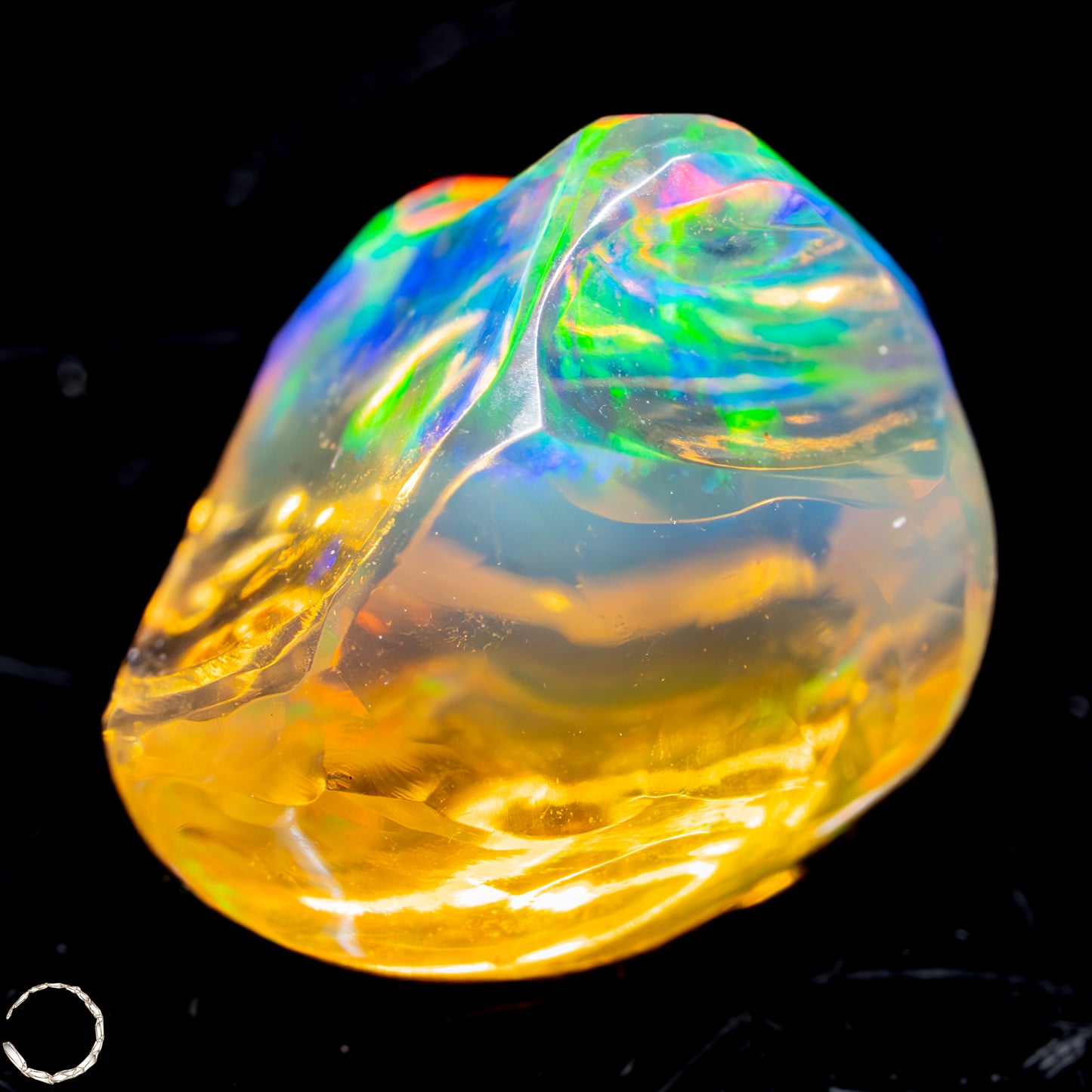 Seltener AAA+ Mexikanischer Feuer-Opal,0,892g/4,46ct