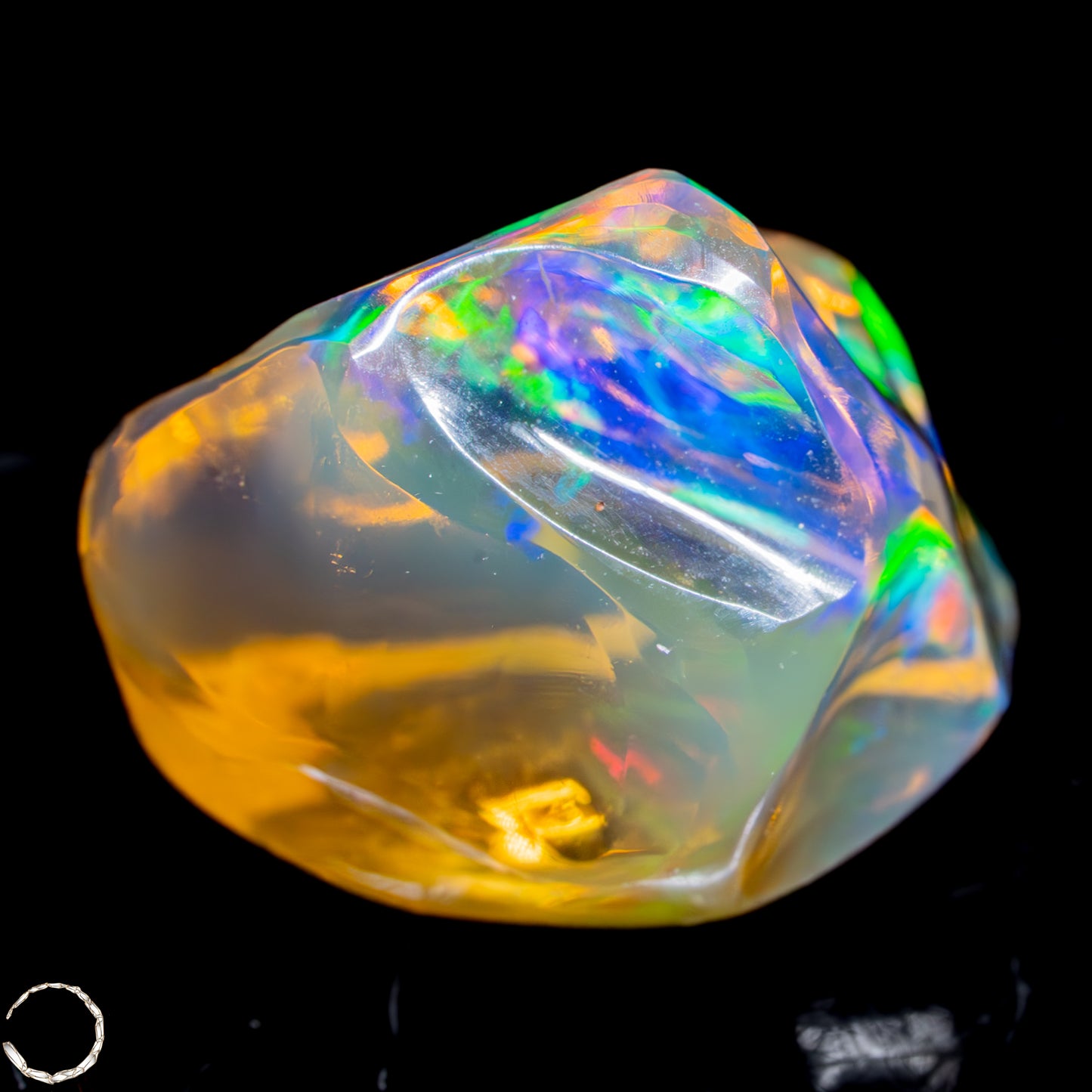 Seltener AAA+ Mexikanischer Feuer-Opal,0,892g/4,46ct