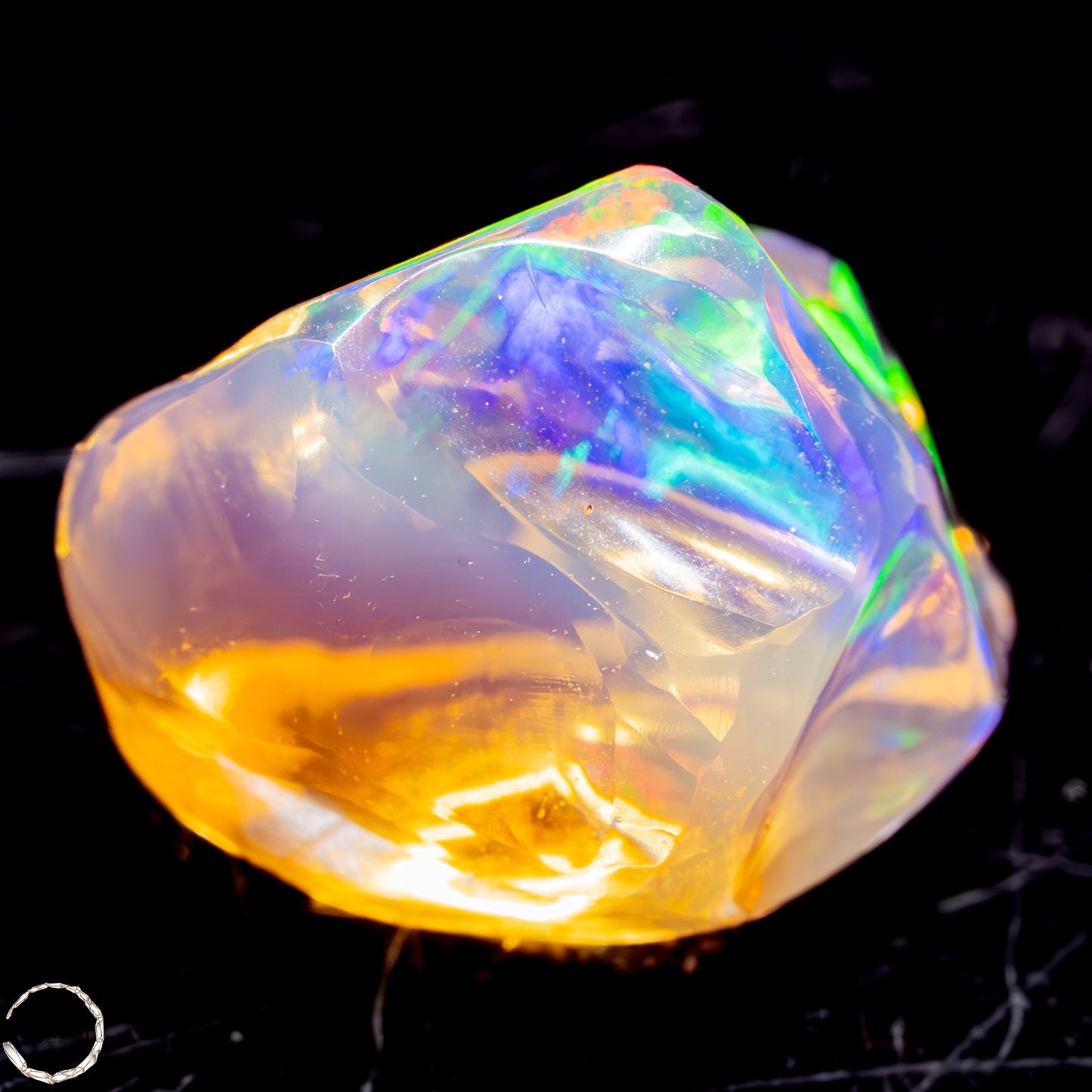 Seltener AAA+ Mexikanischer Feuer-Opal,0,892g/4,46ct