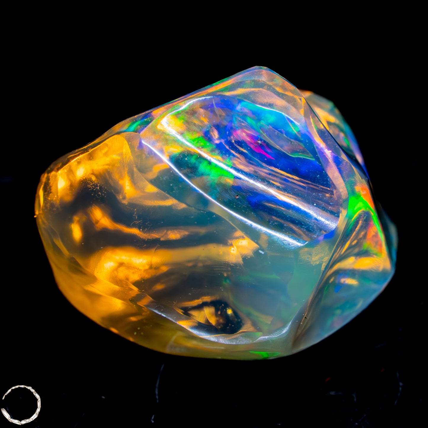 Seltener AAA+ Mexikanischer Feuer-Opal,0,892g/4,46ct