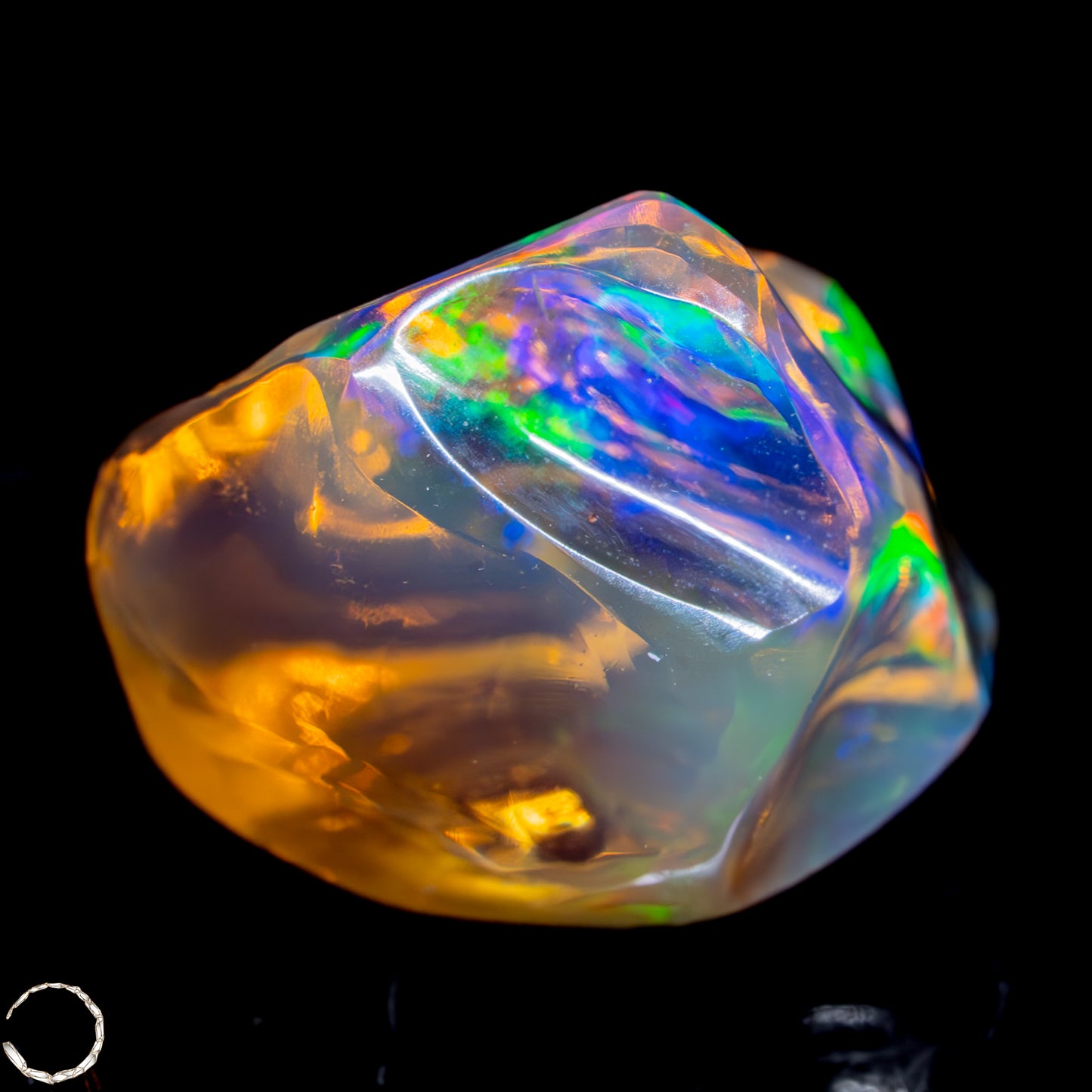 Seltener AAA+ Mexikanischer Feuer-Opal,0,892g/4,46ct