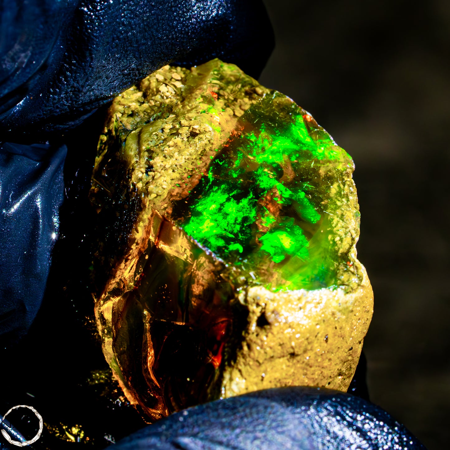 Seltener Natürlicher Großer Kristall-Opal, Äthiopien -11,62g