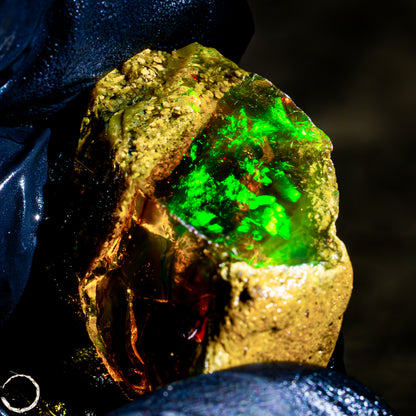 Seltener Natürlicher Großer Kristall-Opal, Äthiopien -11,62g
