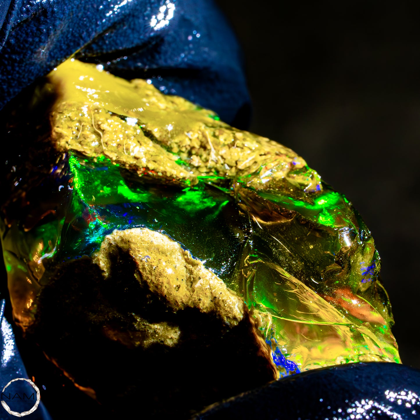 Seltener Natürlicher Großer Kristall-Opal, Äthiopien -11,62g