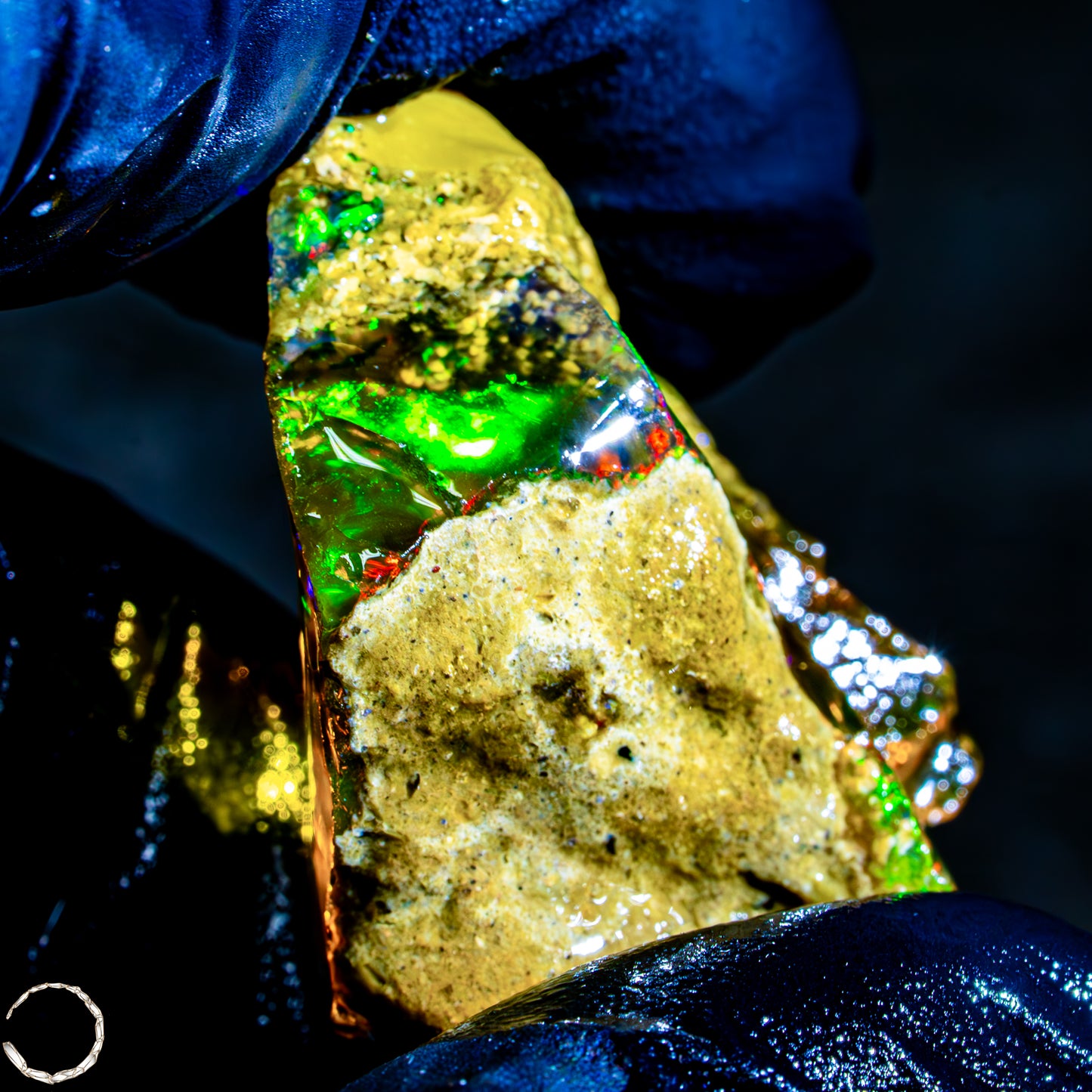 Seltener Natürlicher Großer Kristall-Opal, Äthiopien -11,62g