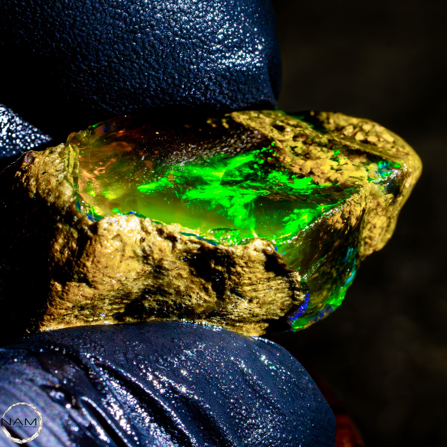 Seltener Natürlicher Großer Kristall-Opal, Äthiopien -11,62g