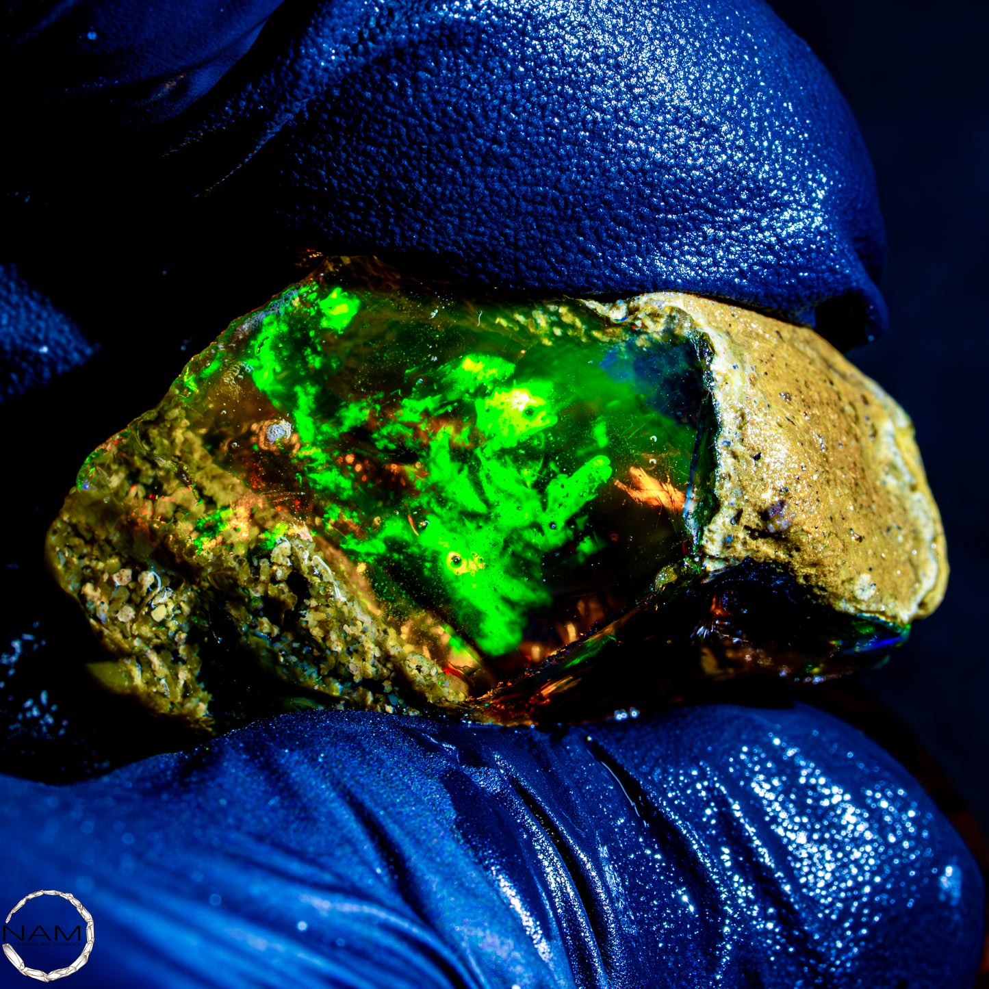 Seltener Natürlicher Großer Kristall-Opal, Äthiopien -11,62g