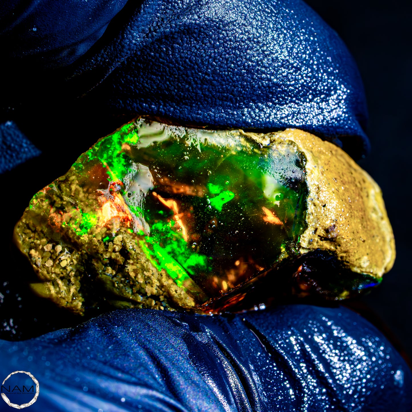 Seltener Natürlicher Großer Kristall-Opal, Äthiopien -11,62g