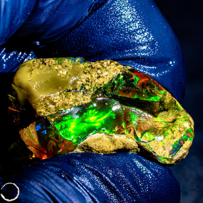 Seltener Natürlicher Großer Kristall-Opal, Äthiopien -11,62g