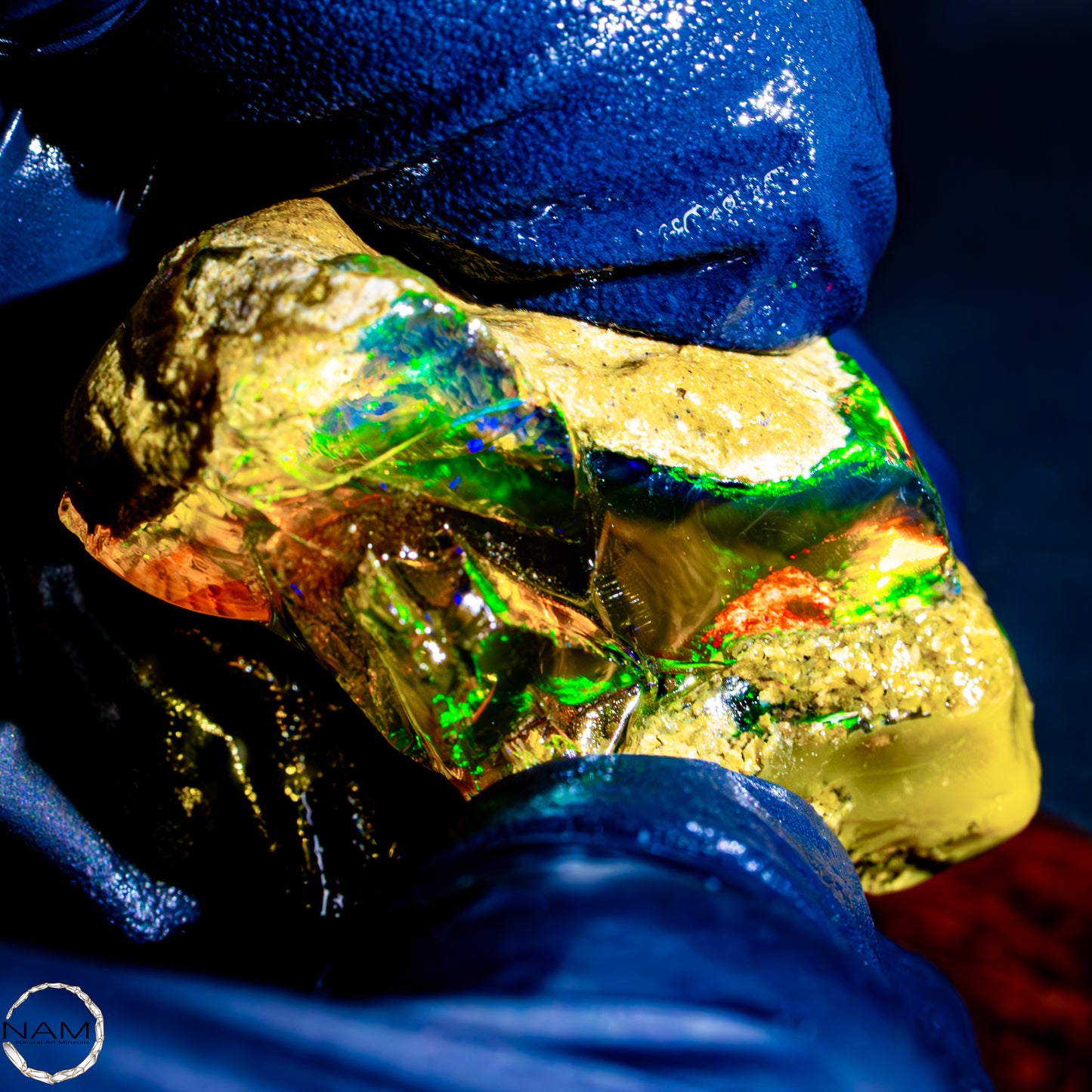 Seltener Natürlicher Großer Kristall-Opal, Äthiopien -11,62g