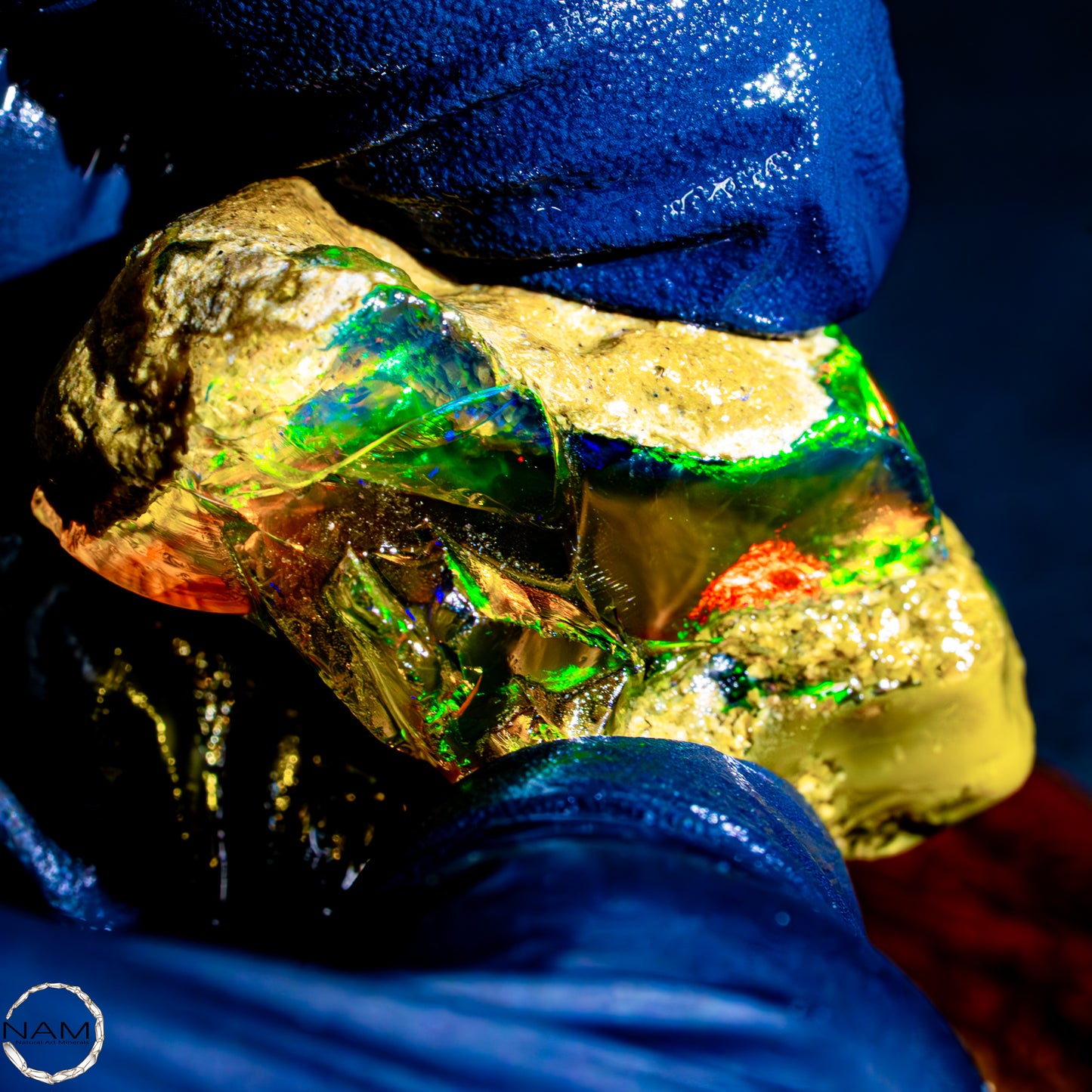 Seltener Natürlicher Großer Kristall-Opal, Äthiopien -11,62g