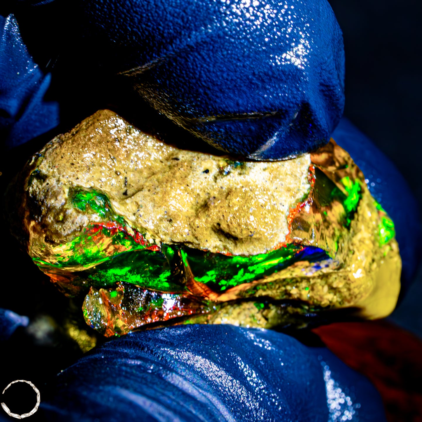 Seltener Natürlicher Großer Kristall-Opal, Äthiopien -11,62g