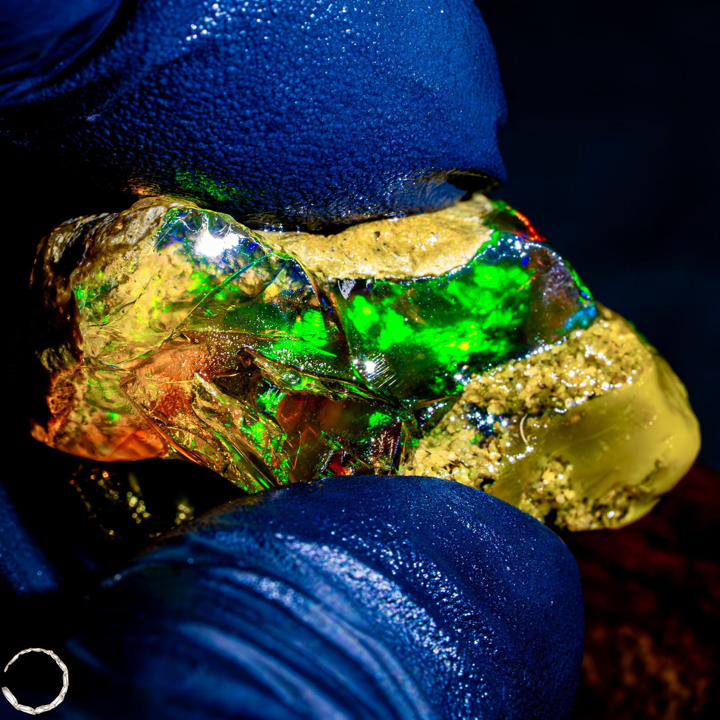 Seltener Natürlicher Großer Kristall-Opal, Äthiopien -11,62g