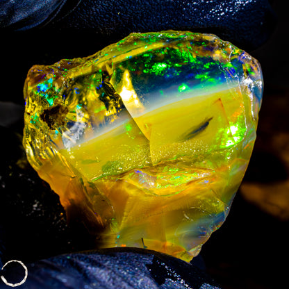 Seltener Natürlicher Großer Kristall-Opal, Äthiopien -15,62g