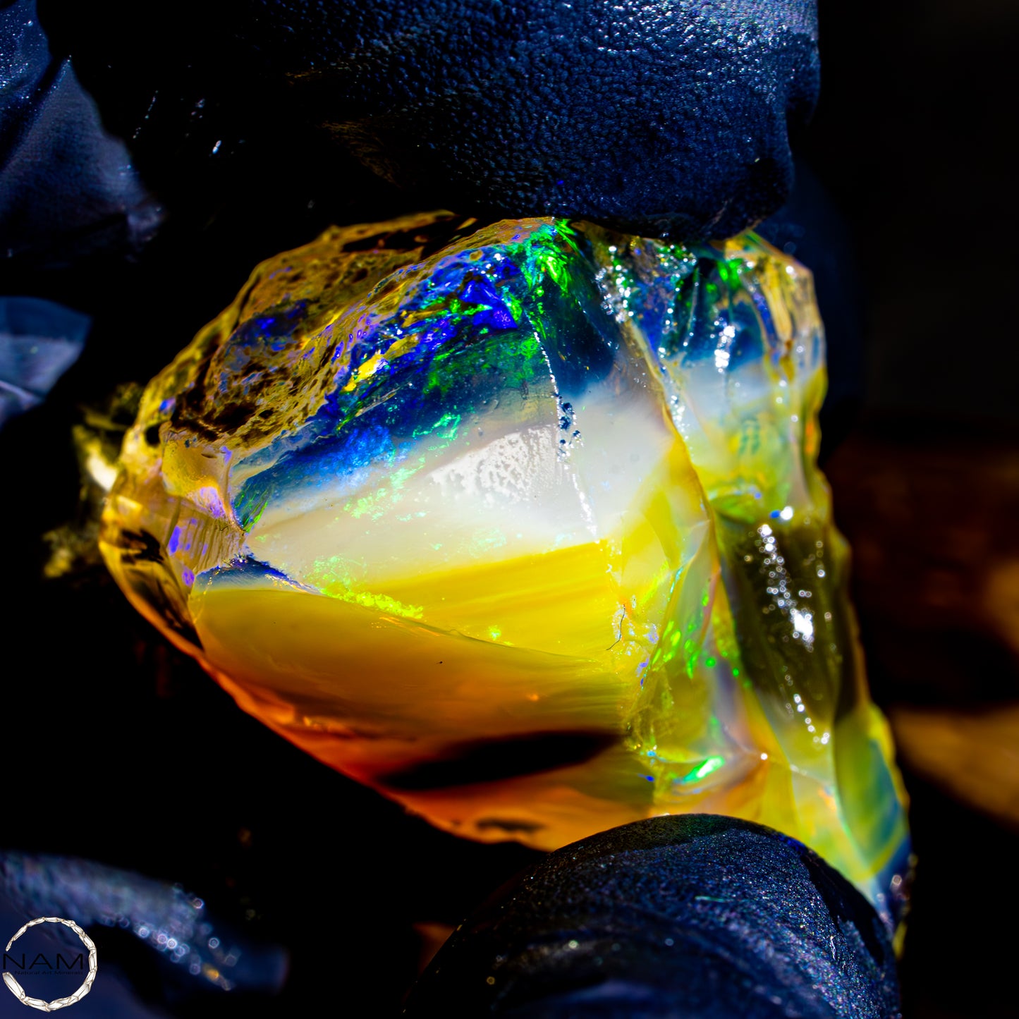 Seltener Natürlicher Großer Kristall-Opal, Äthiopien -15,62g