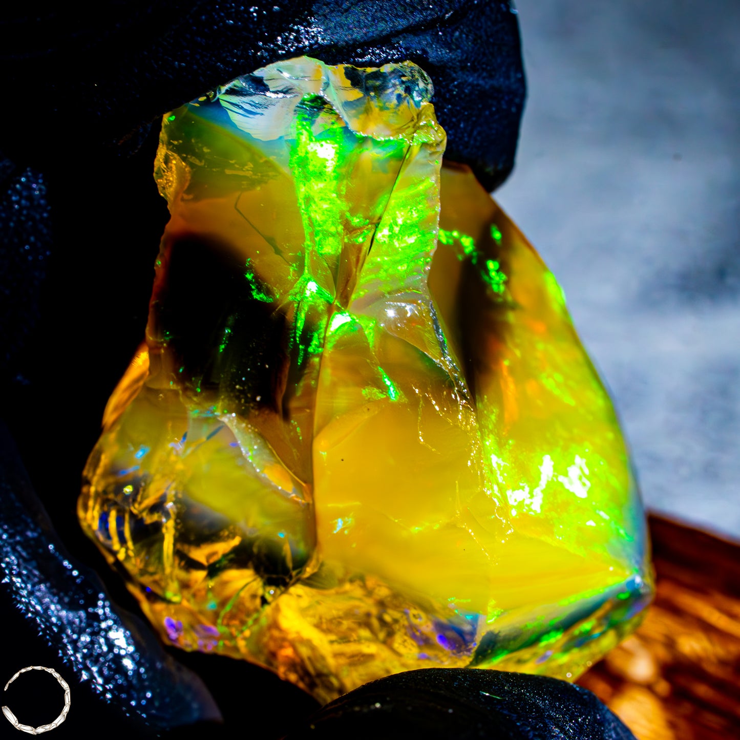 Seltener Natürlicher Großer Kristall-Opal, Äthiopien -15,62g