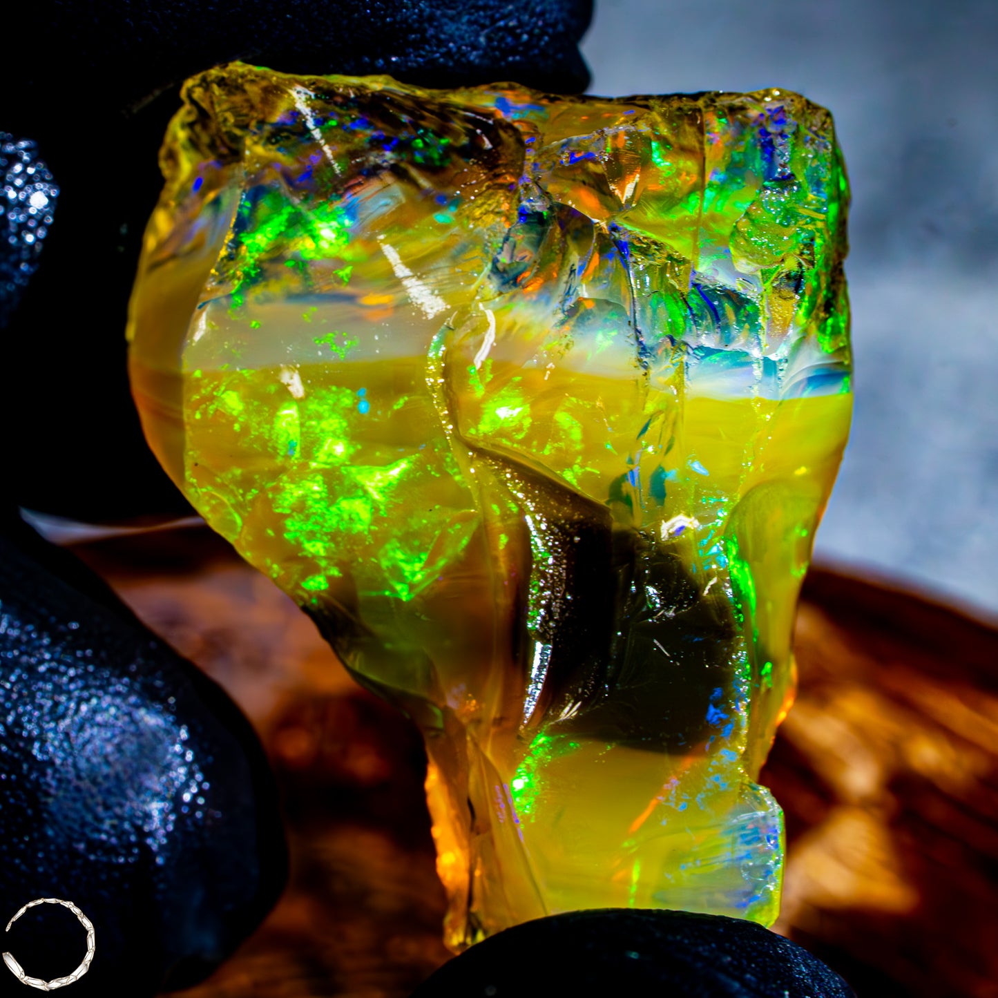 Seltener Natürlicher Großer Kristall-Opal, Äthiopien -15,62g