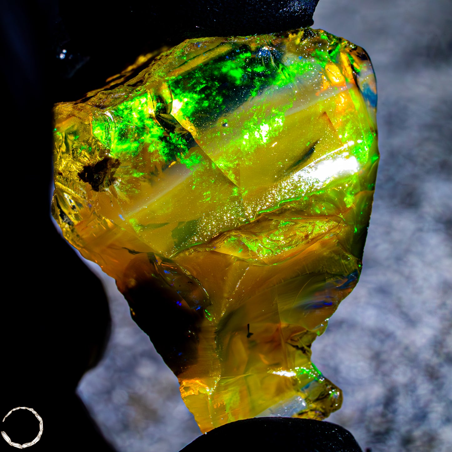 Seltener Natürlicher Großer Kristall-Opal, Äthiopien -15,62g