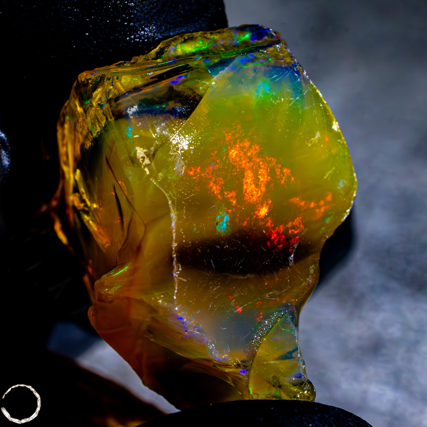 Seltener Natürlicher Großer Kristall-Opal, Äthiopien -15,62g