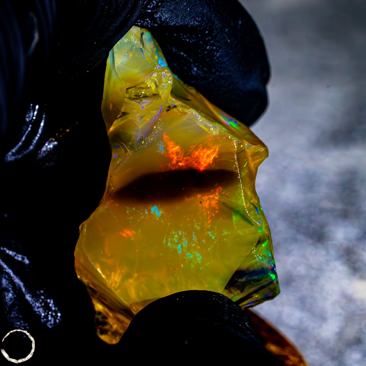 Seltener Natürlicher Großer Kristall-Opal, Äthiopien -15,62g