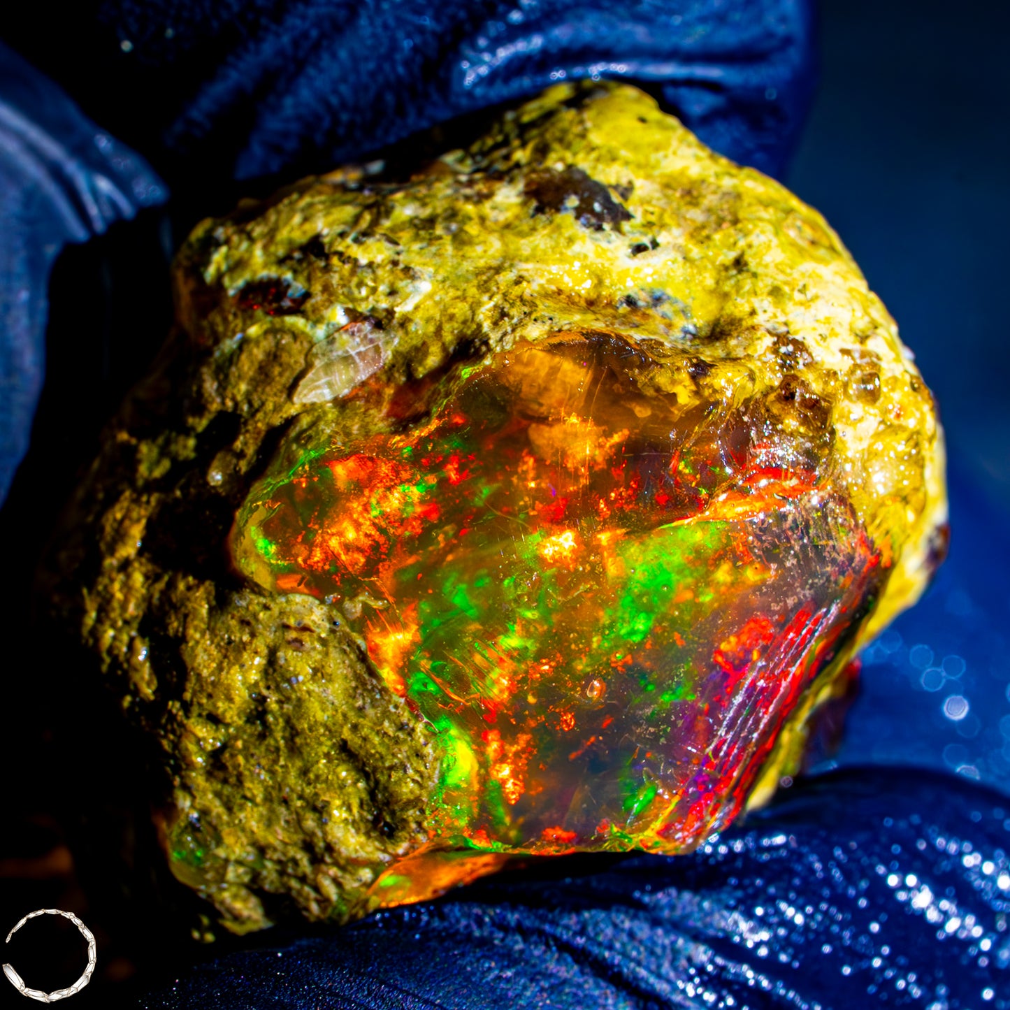 Seltener Natürlicher Großer Kristall-Opal, Äthiopien -14,75g