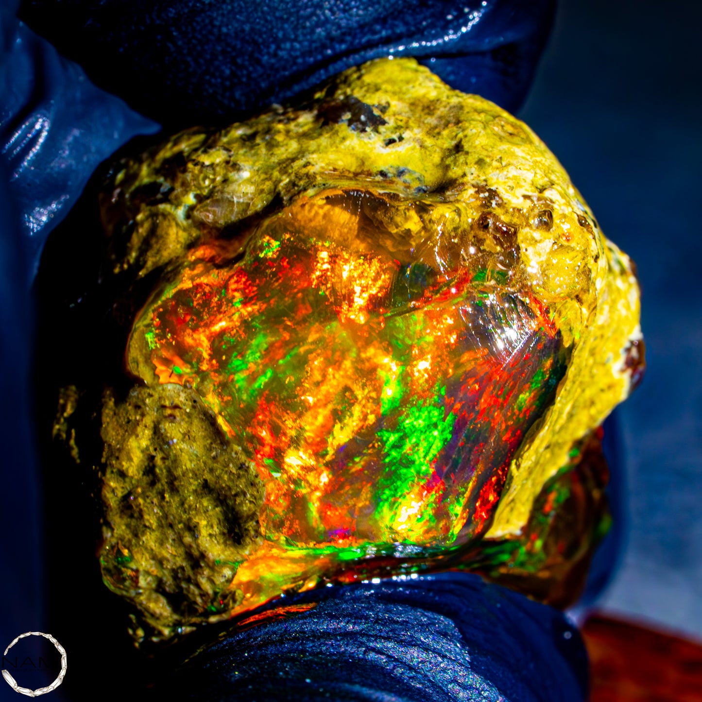 Seltener Natürlicher Großer Kristall-Opal, Äthiopien -14,75g