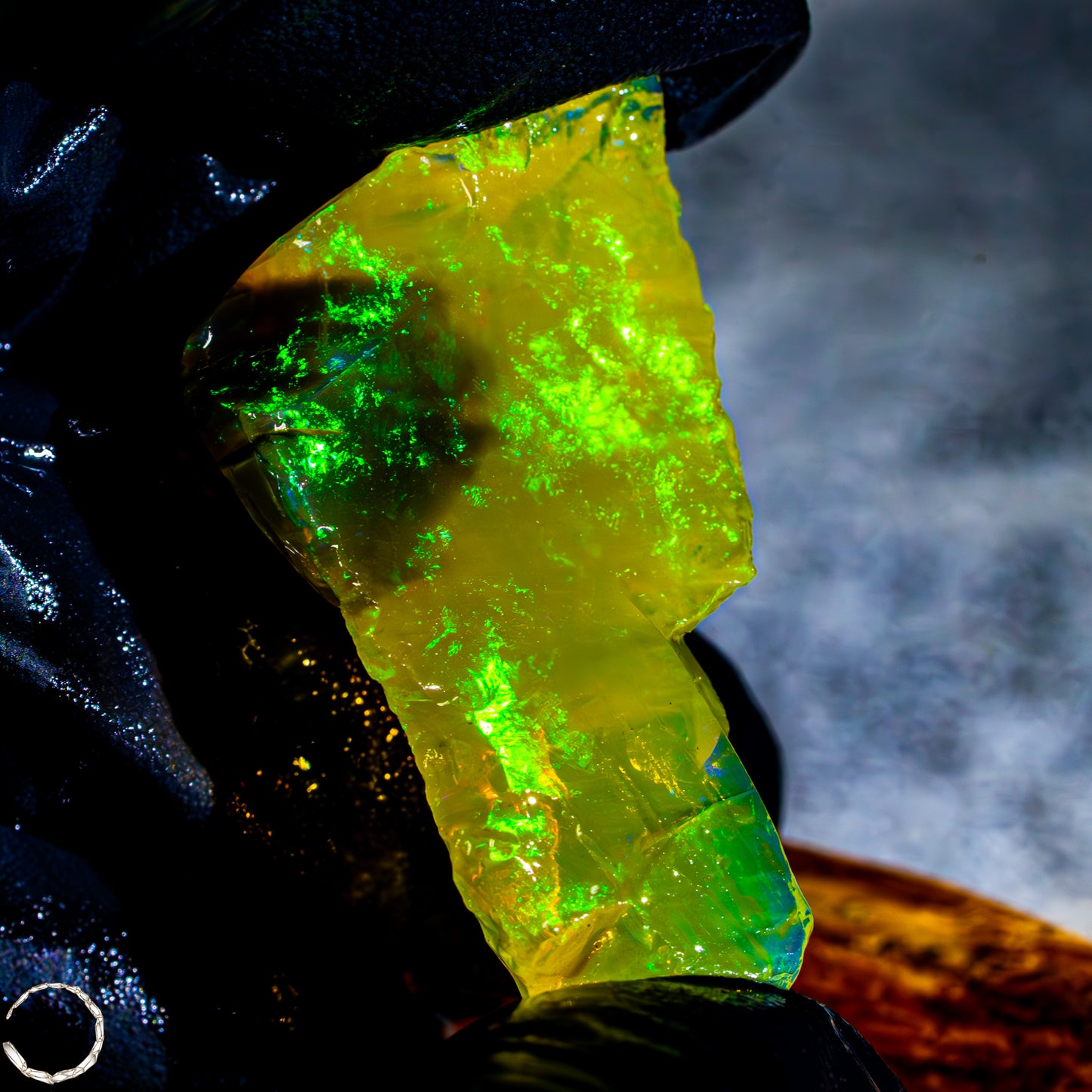 Seltener Natürlicher Großer Kristall-Opal, Äthiopien -7,57g