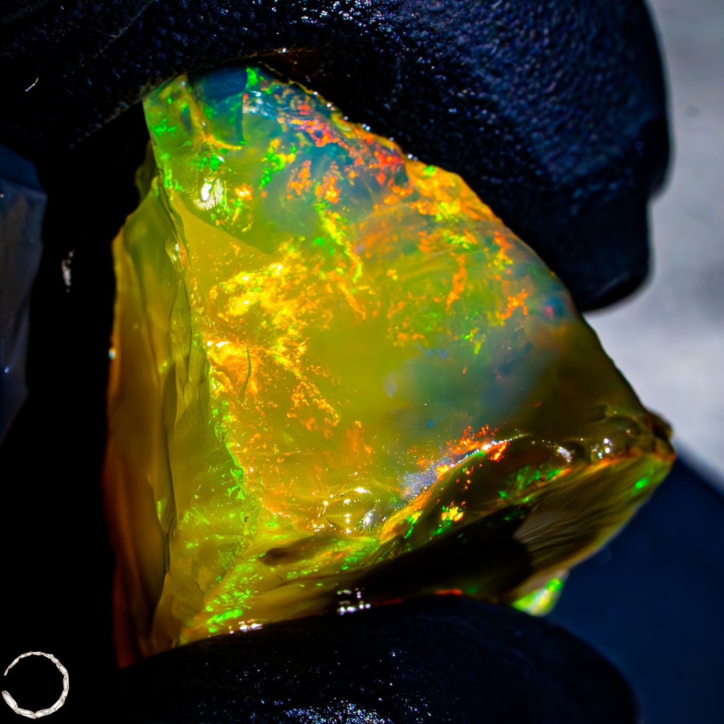 Seltener Natürlicher Großer Kristall-Opal, Äthiopien -7,57g