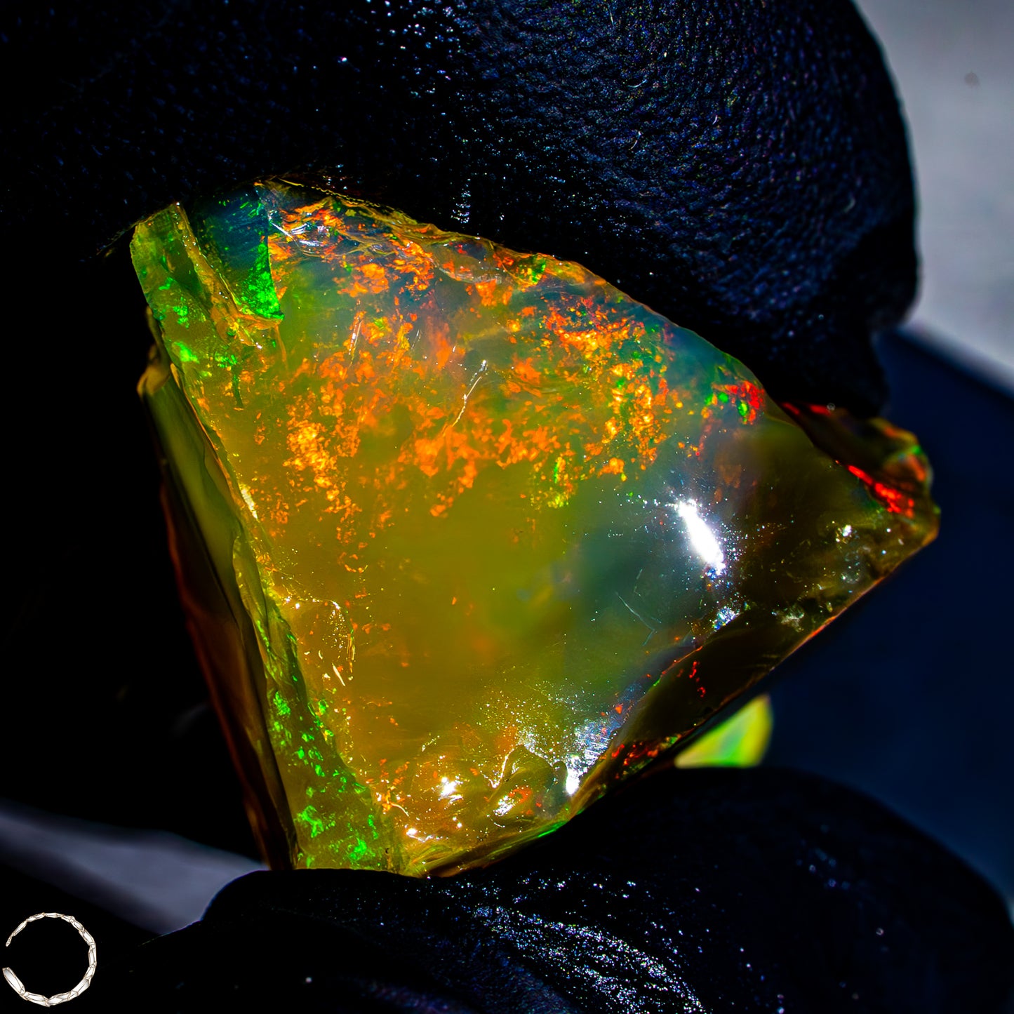 Seltener Natürlicher Großer Kristall-Opal, Äthiopien -7,57g