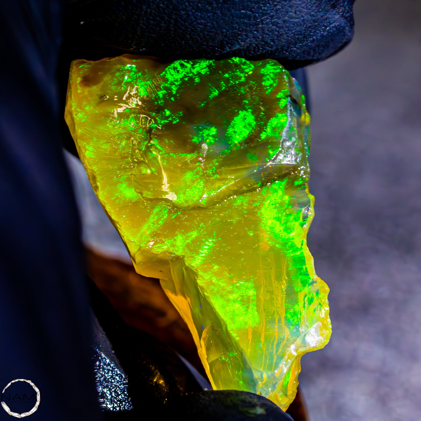 Seltener Natürlicher Großer Kristall-Opal, Äthiopien -7,57g