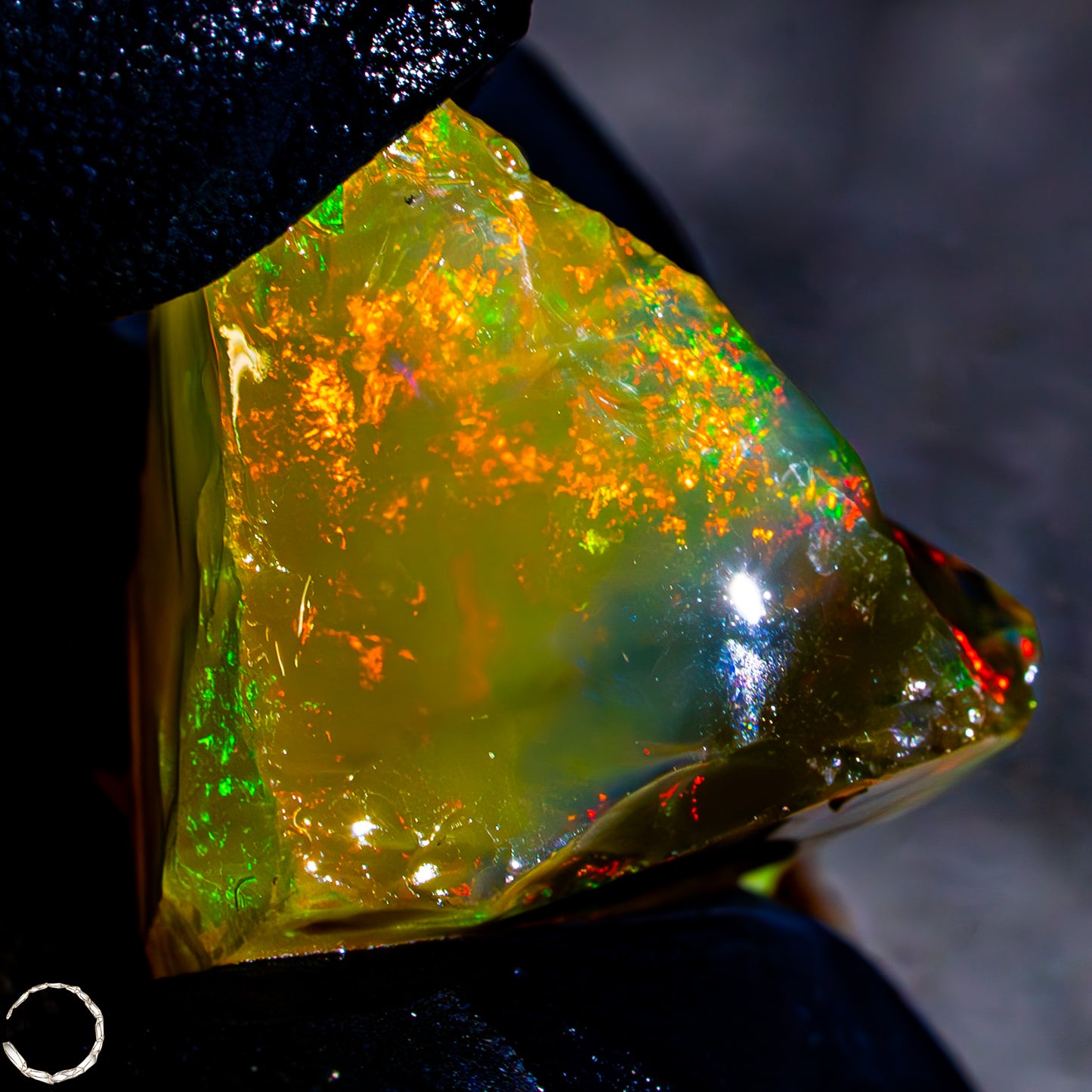 Seltener Natürlicher Großer Kristall-Opal, Äthiopien -7,57g