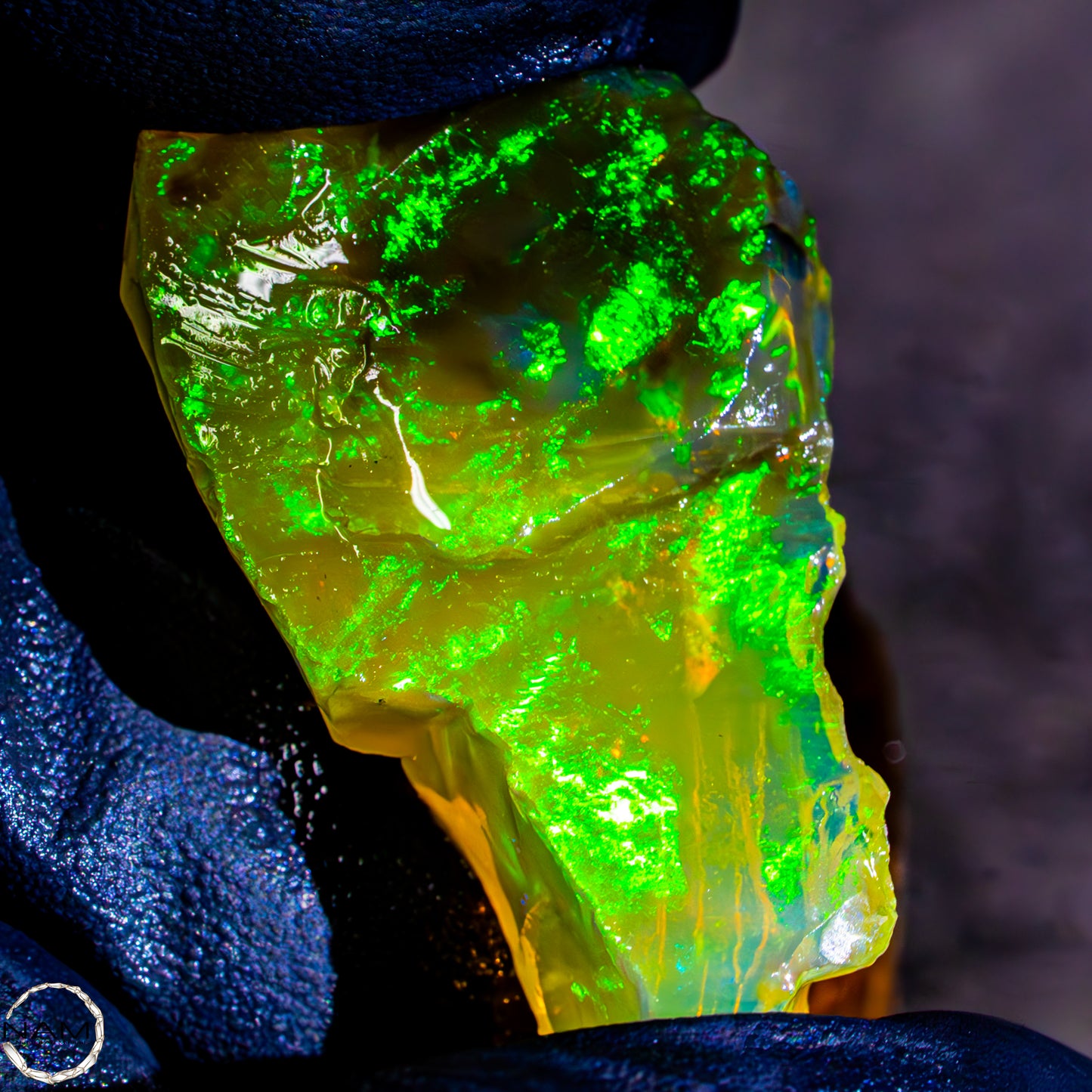 Seltener Natürlicher Großer Kristall-Opal, Äthiopien -7,57g