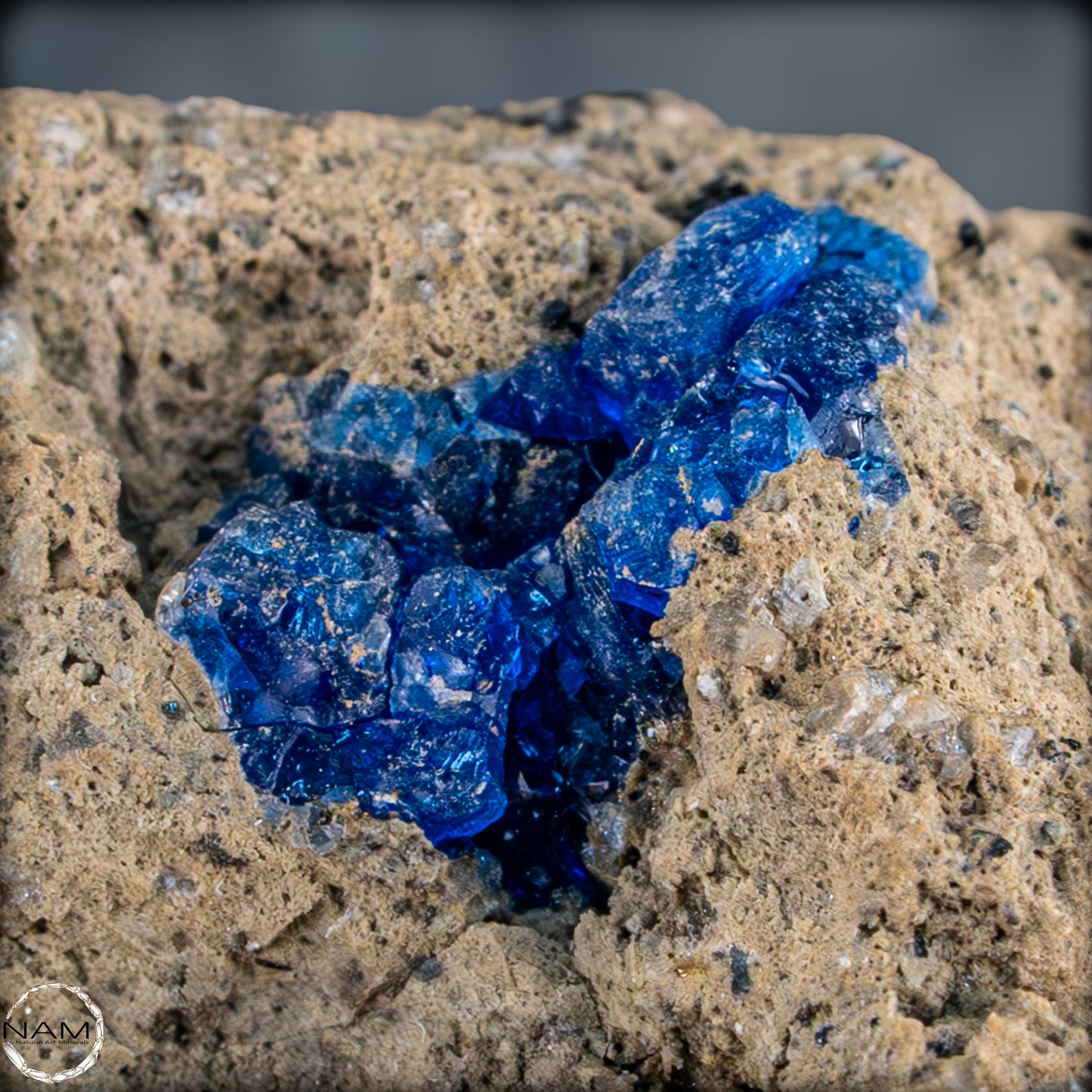 Hauyn Kristall auf Matrix, Mendig, Eifel - 18,94g - 94,70ct