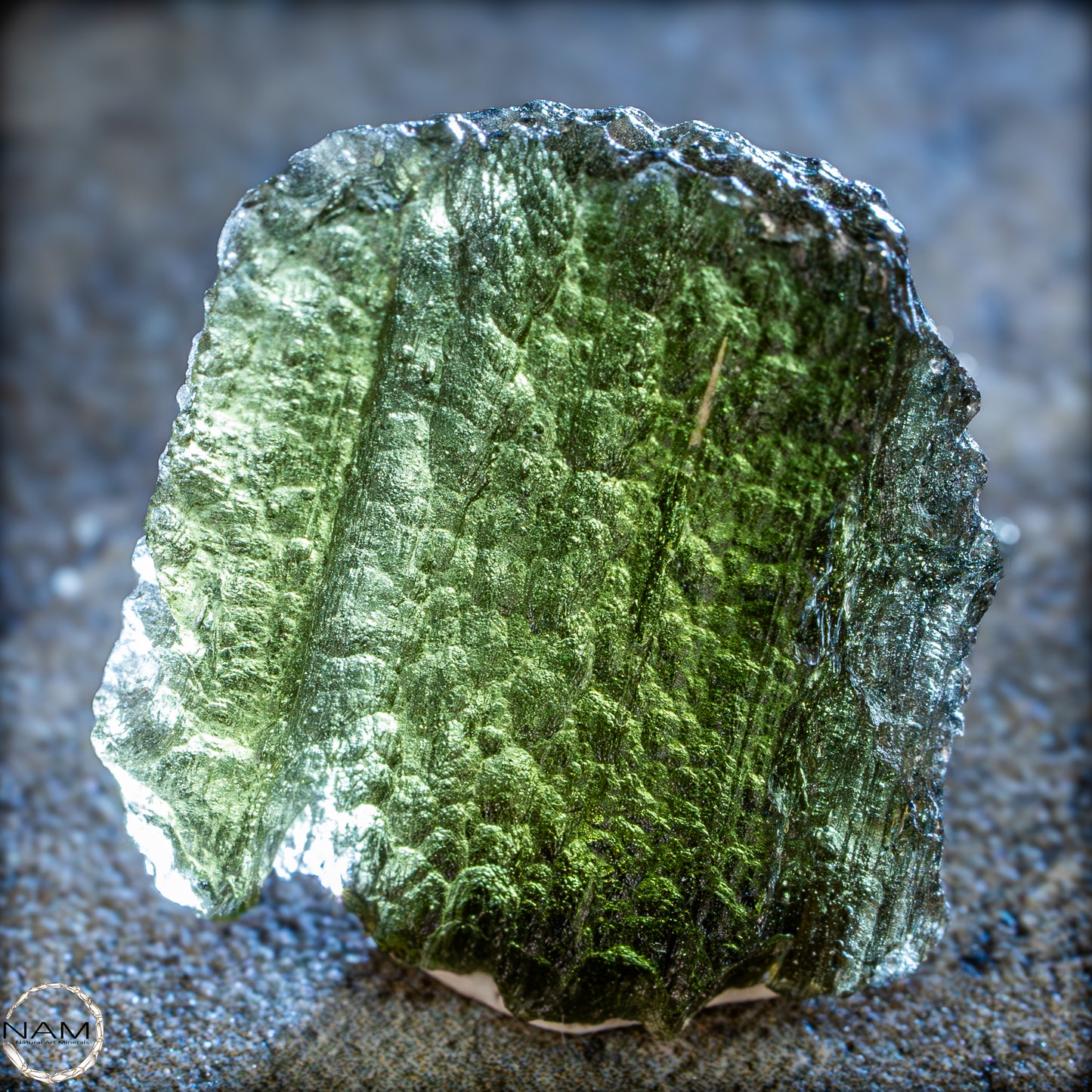 Großer Natürlicher Moldavit Kristall - 6,19g - 30,95ct
