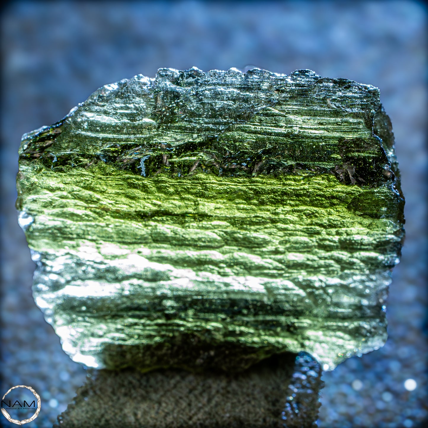 Großer Natürlicher Moldavit Kristall - 6,19g - 30,95ct