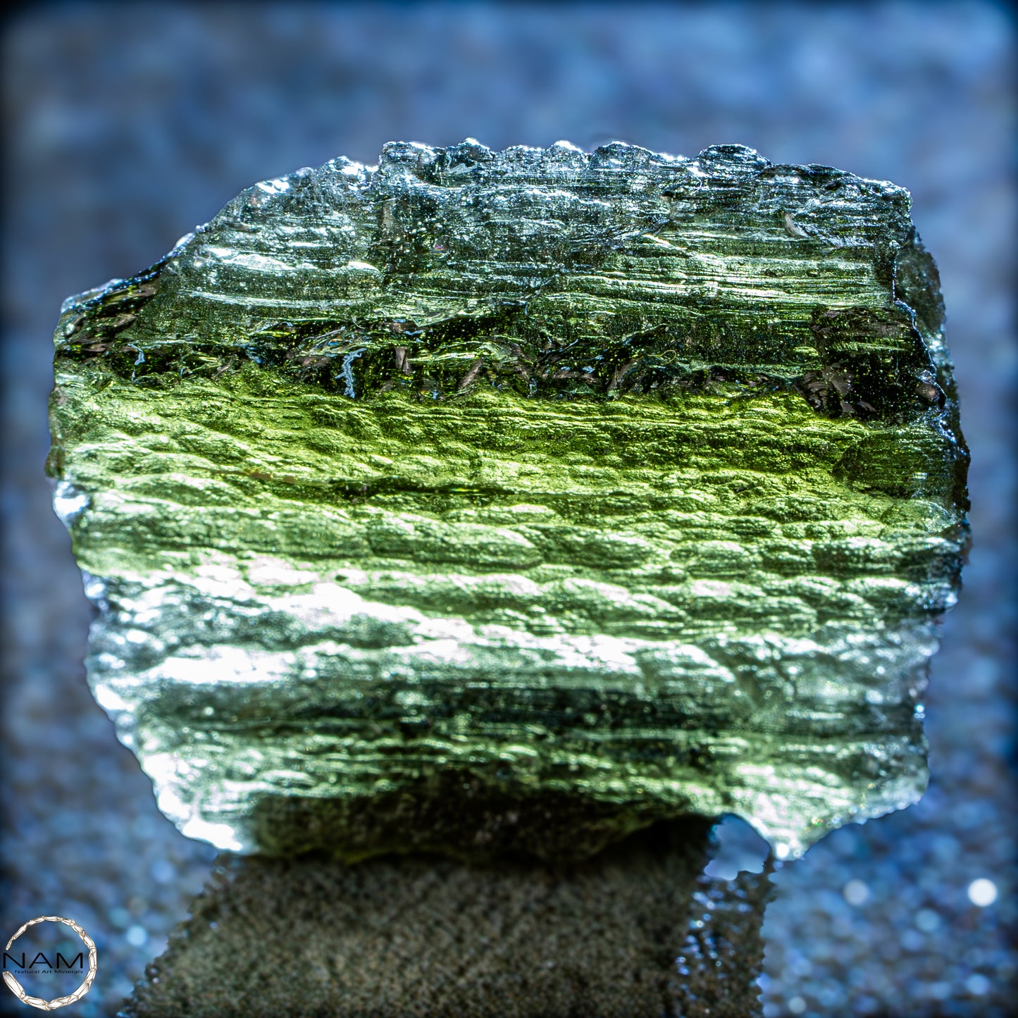 Großer Natürlicher Moldavit Kristall - 6,19g - 30,95ct
