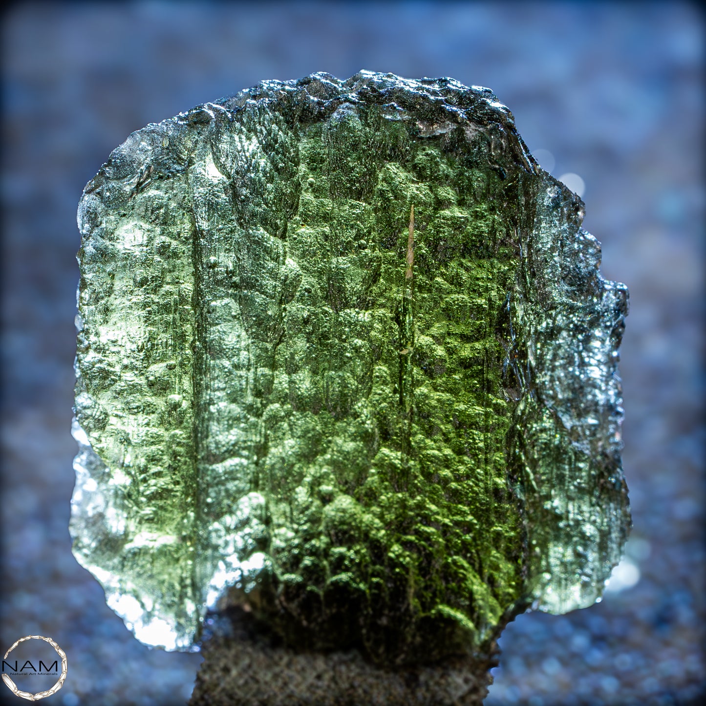 Großer Natürlicher Moldavit Kristall - 6,19g - 30,95ct