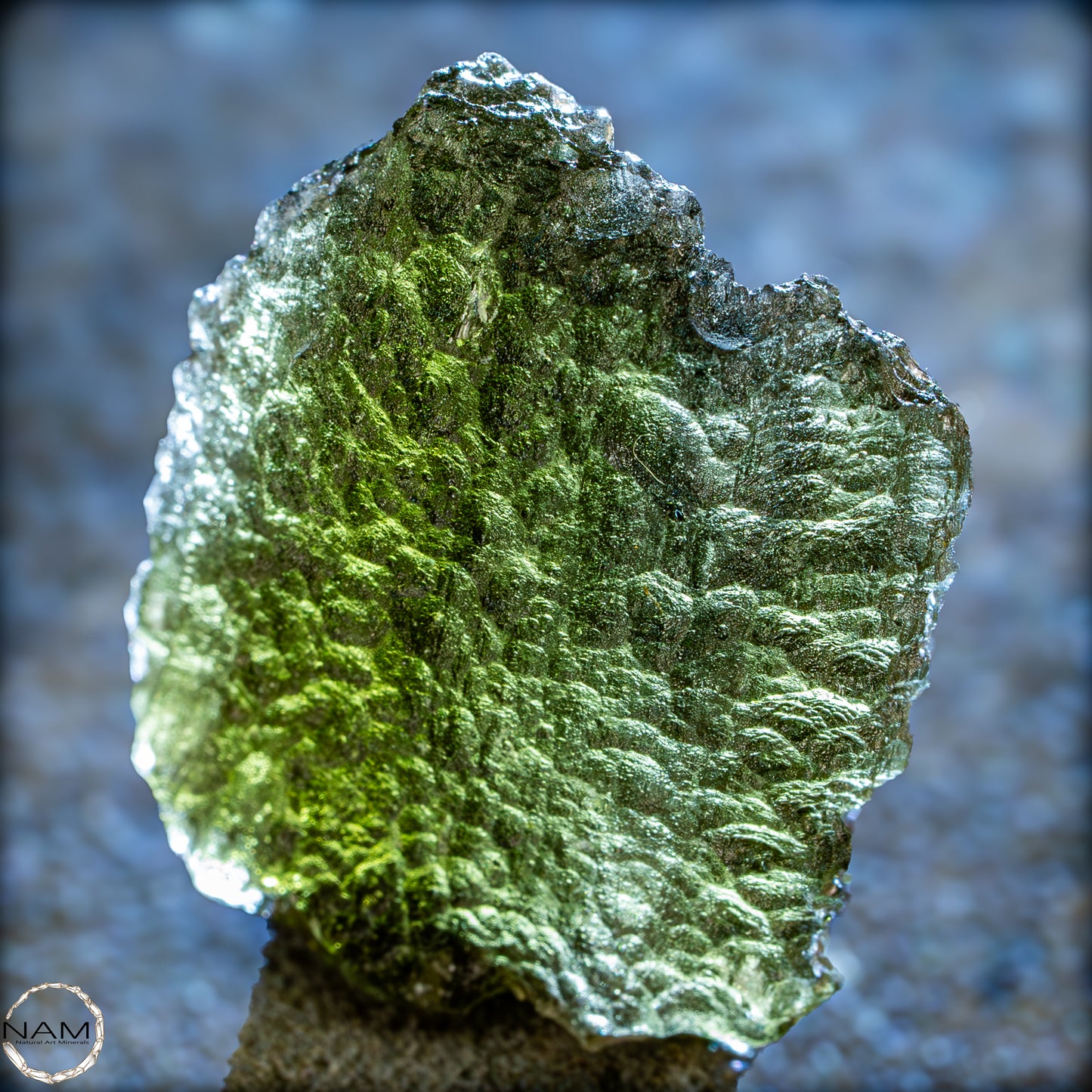 Großer Natürlicher Moldavit Kristall - 6,19g - 30,95ct
