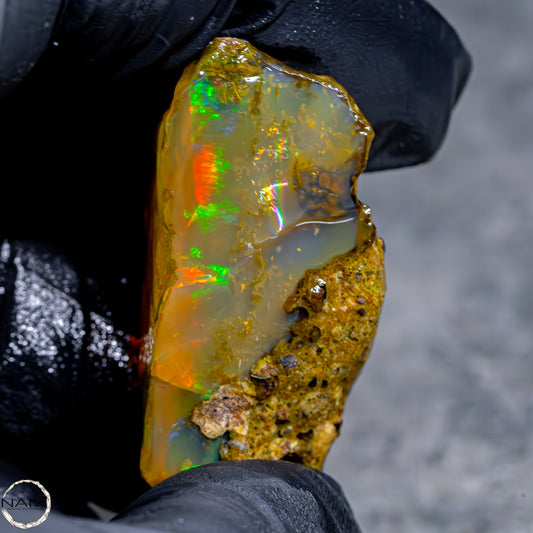 Seltener Natürlicher Großer Kristall-Opal, Äthiopien - 14,00g