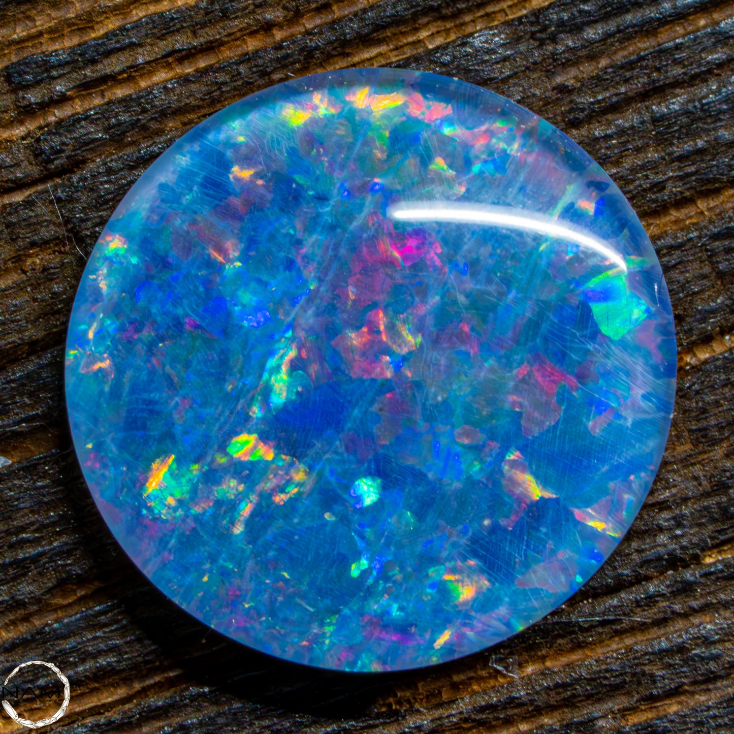AAA + Black Opal Triplet, Australien, 0,67g/35ct